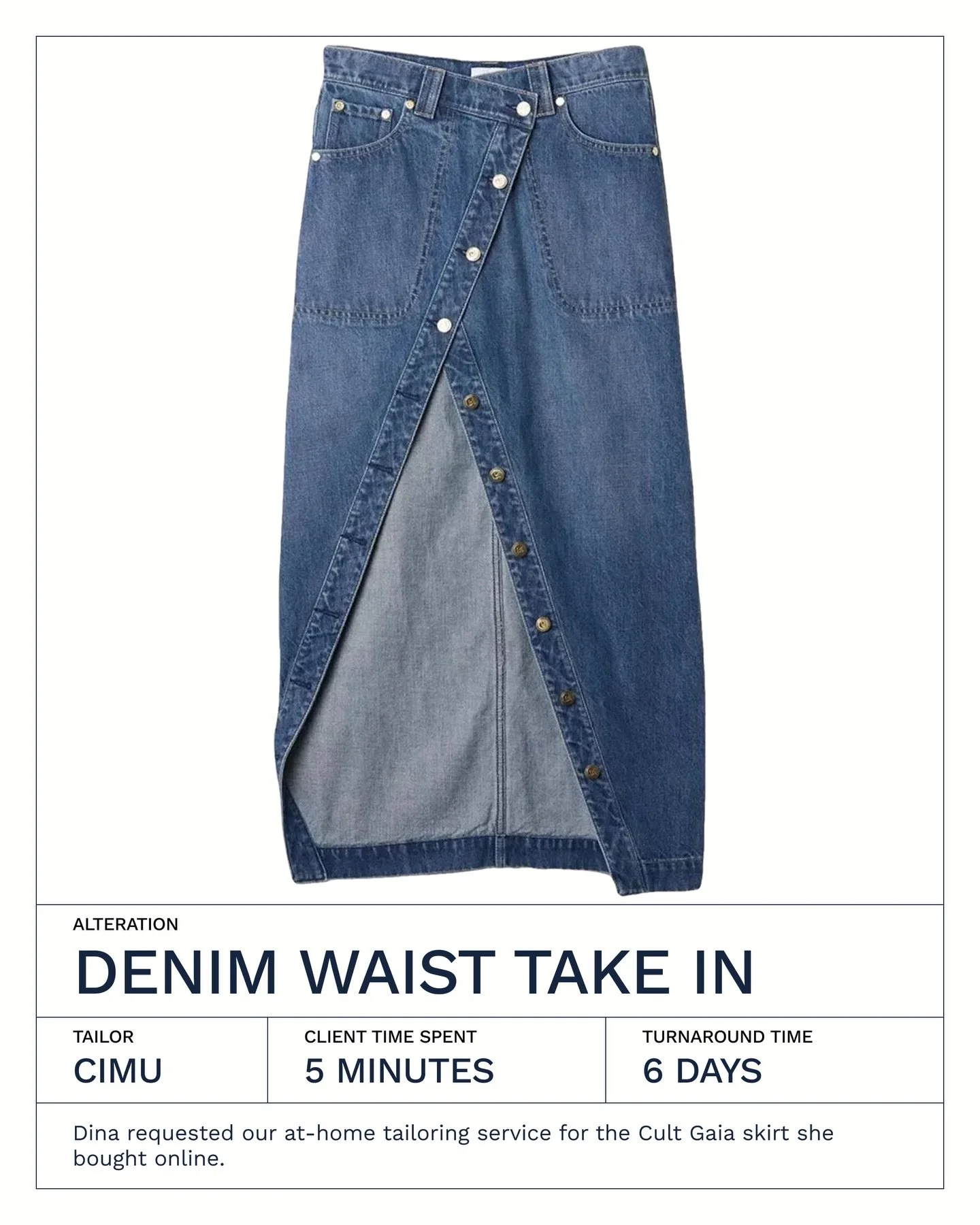 Swipe to inspect our work ⏭️

Cimu delivers on-demand clothing alterations to your NYC home! Text us to request our help

#tailor #alterations #ootdinspo #weddingguestdress #shortgirlproblems