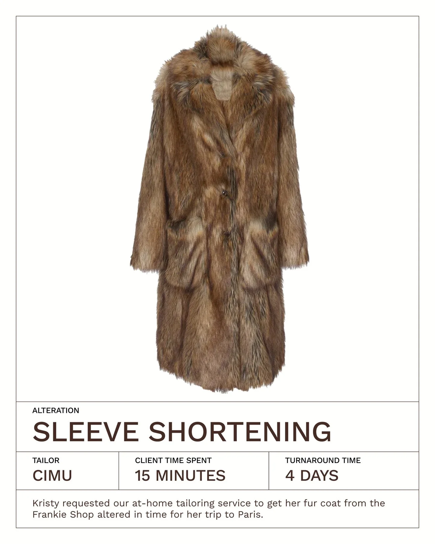 Swipe to inspect our work ⏭️

Cimu delivers on-demand clothing alterations to your NYC home! Text us to request our help

#tailor #alterations #ootdinspo #weddingguestdress #shortgirlproblems