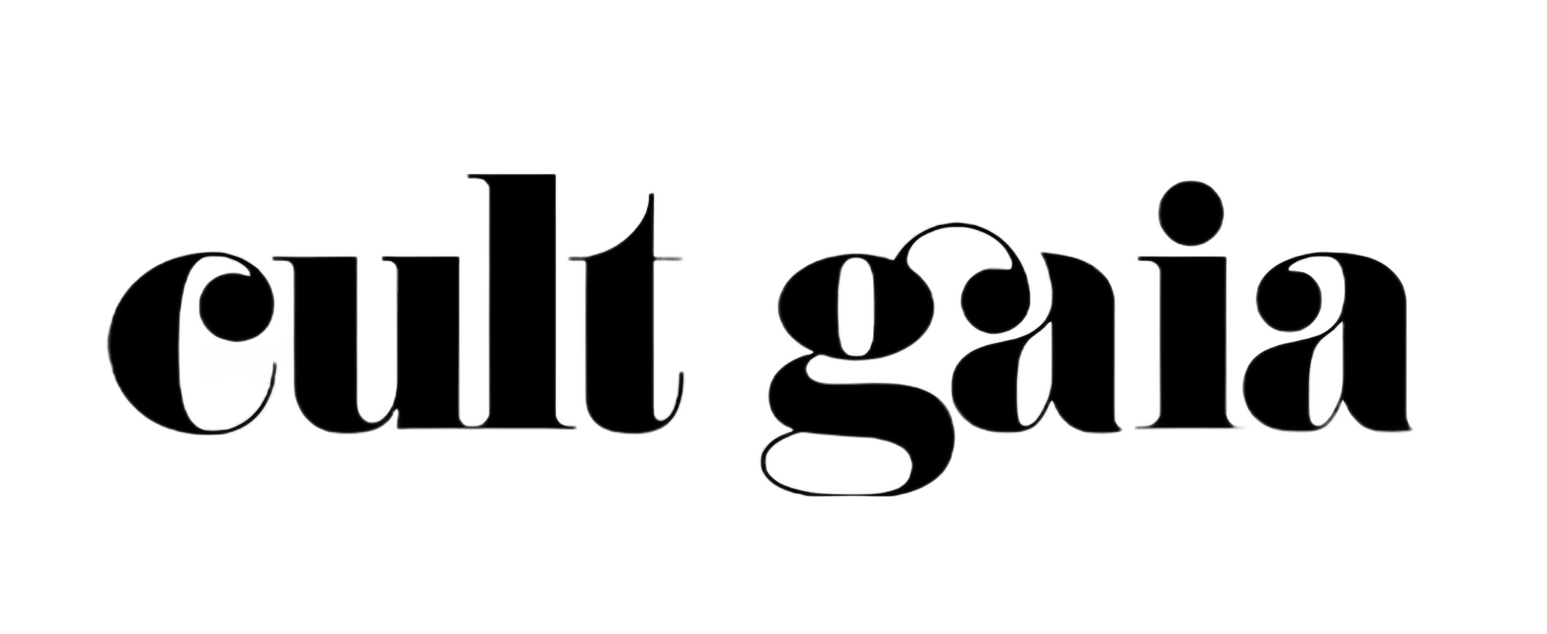 Cult Gaia logo in black on a white background