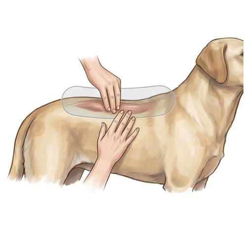 Epaxial muscle assessment illustration