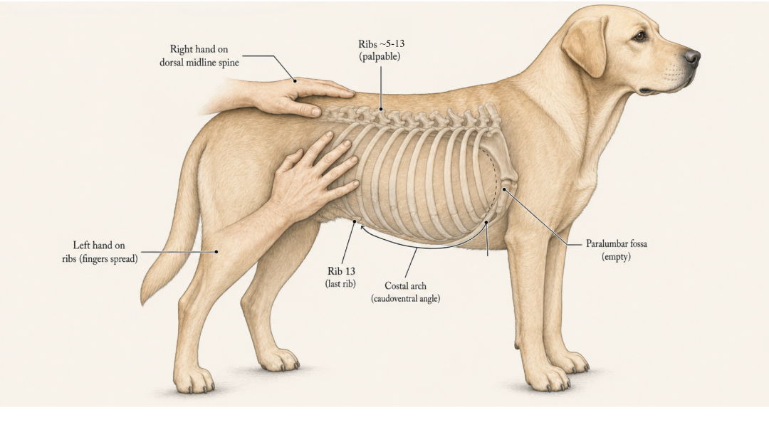 Ribs assessment illustration
