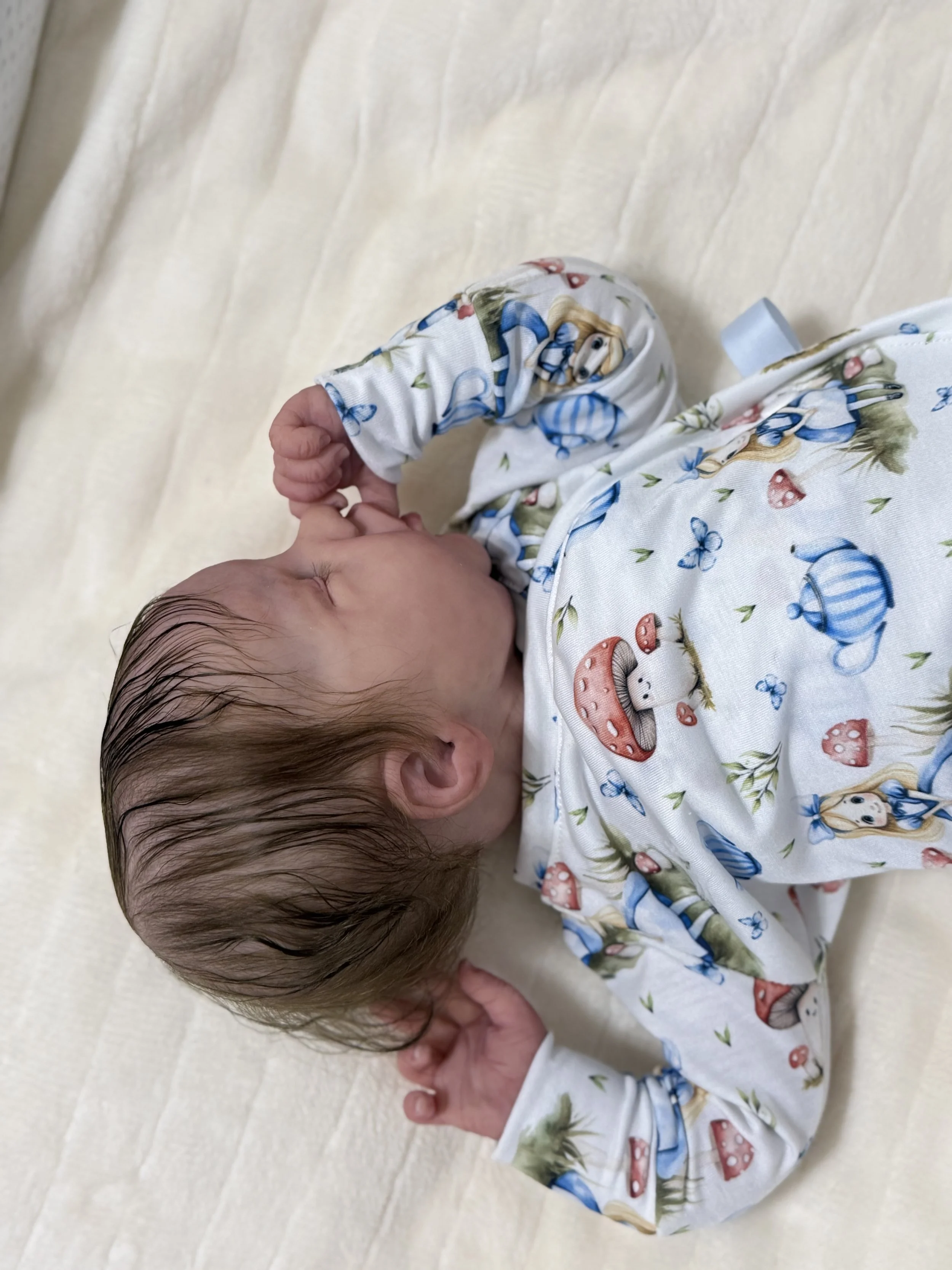 Allie full body silicone newborn girl art doll