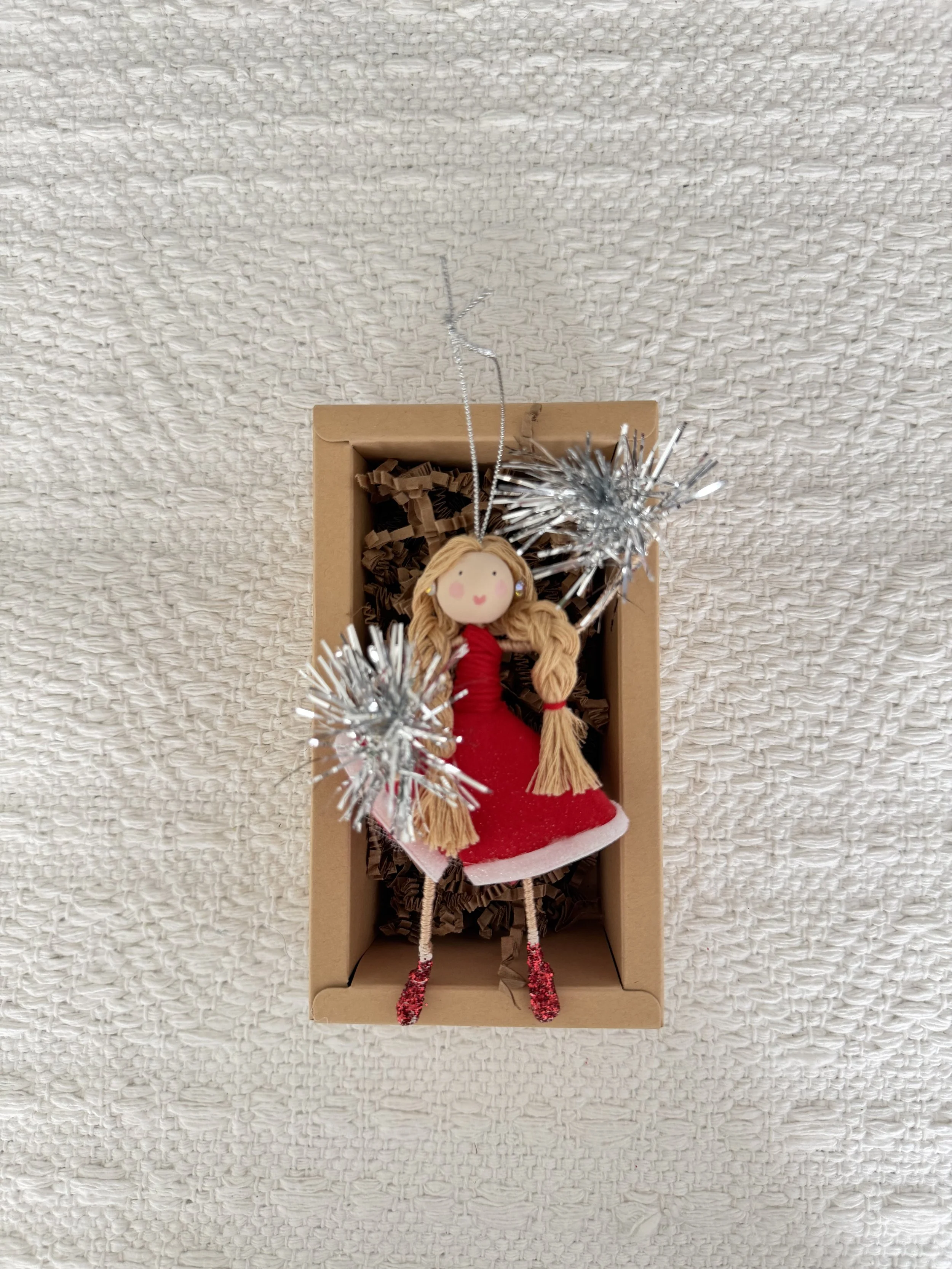 Wire Doll Ornaments- Cheerleader