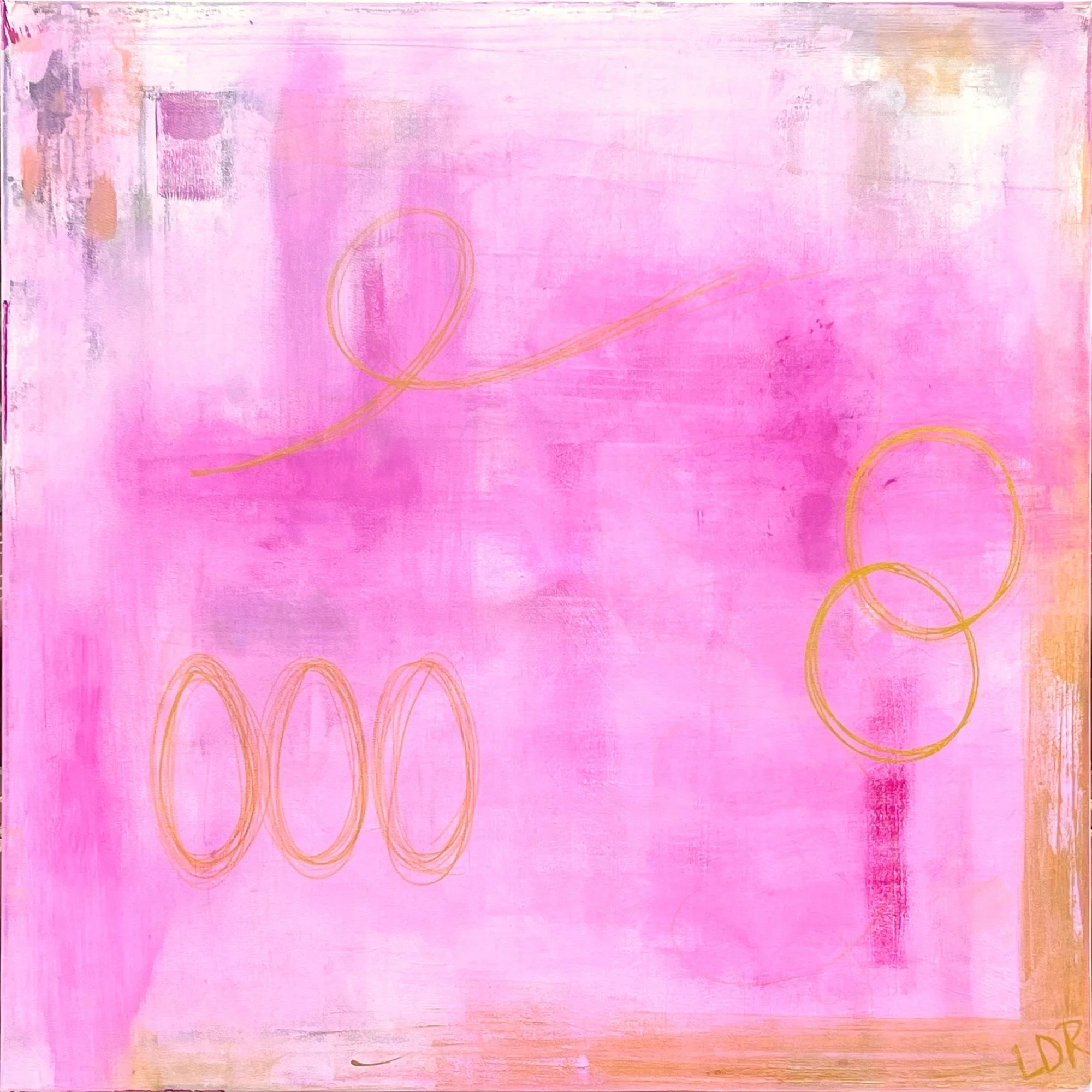 Love Pink 32 x 40