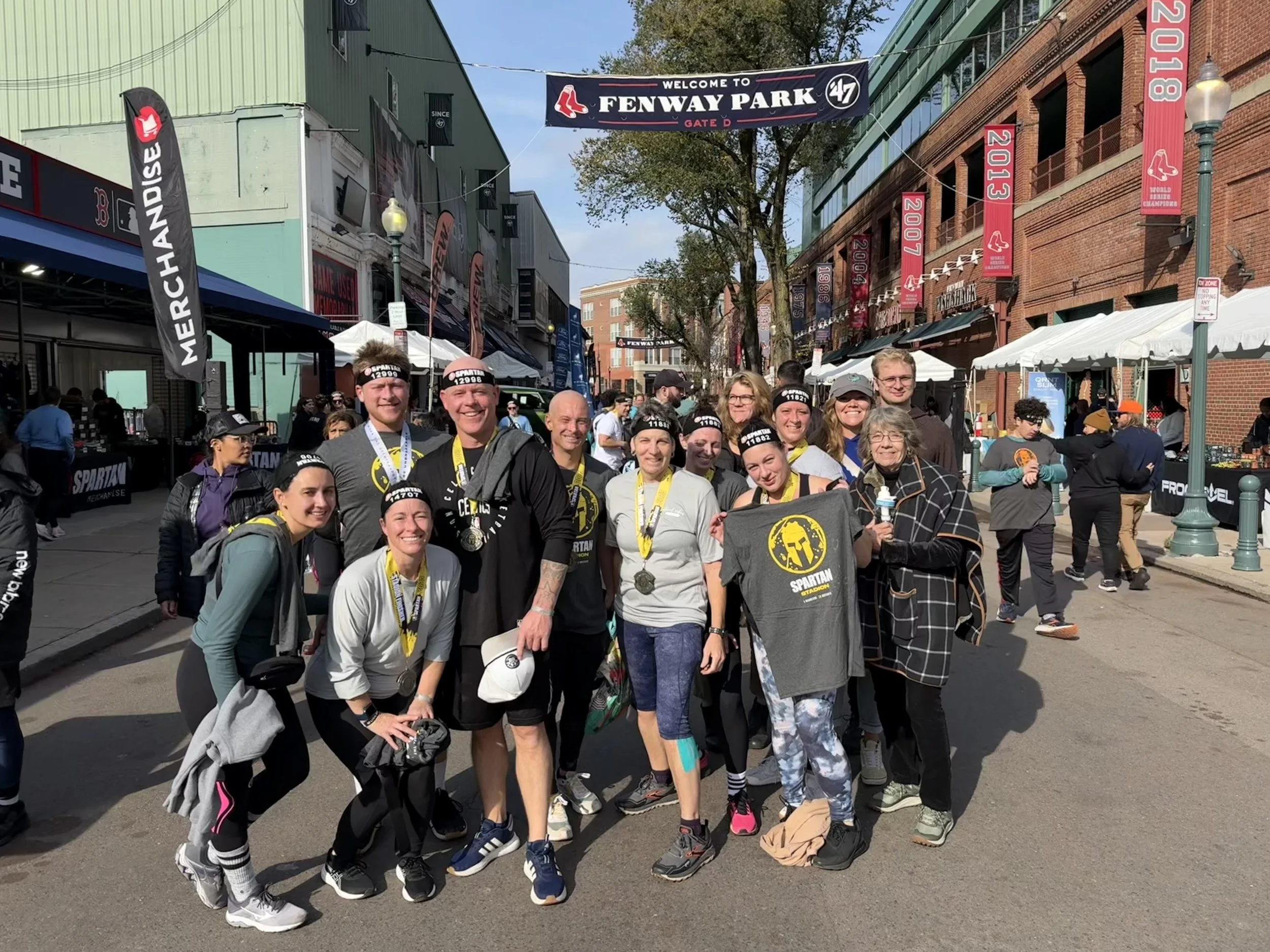 Team Natty Vibes at the 2025 Fenway Spartan! 