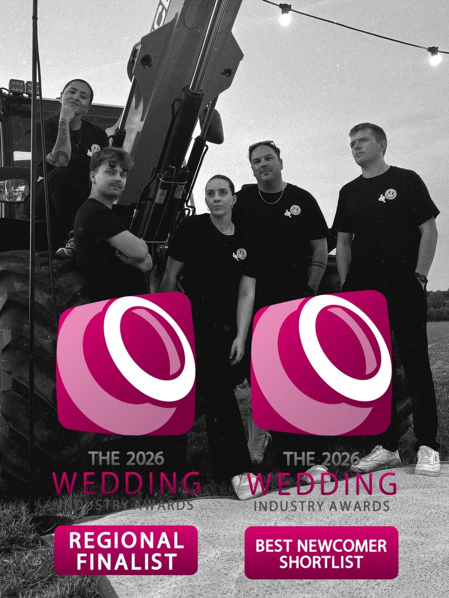 Don&rsquo;t mind us - just candidly posing by a JCB-MAC 🤣😅🫠 while finding out we&rsquo;re regional finalists for @twia_official! 😍🎉

Our DMs have been blowing up with the sweetest messages from our amazing couples - thank you all so much for vot
