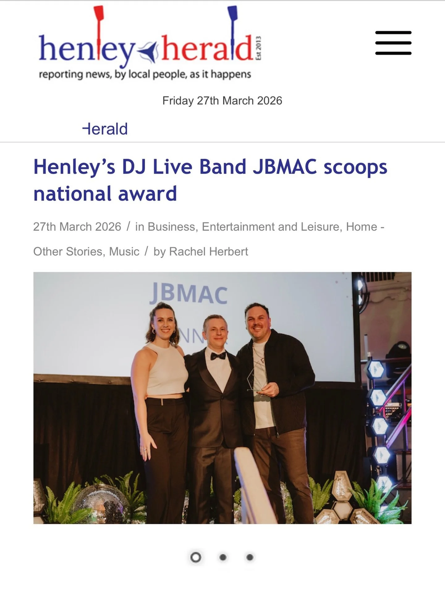 We&rsquo;re in the press 📰🤩❤️

Thank you so much @henleyherald for featuring and supporting us after our amazing success over the last 12 months 🥳

And thank you to all of our wonderful messages of support too 🫶🏼