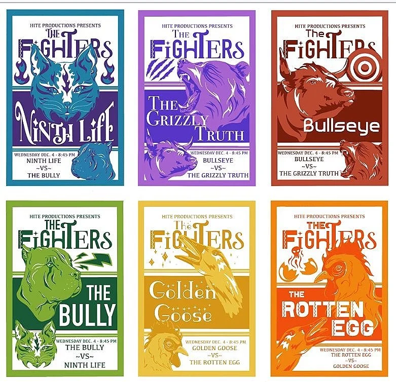 The Fighters: stickers