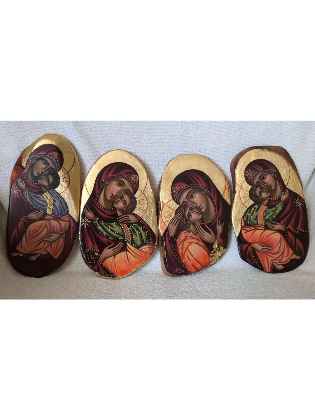 Virgin Mary (Hodegetria) - Four Variants