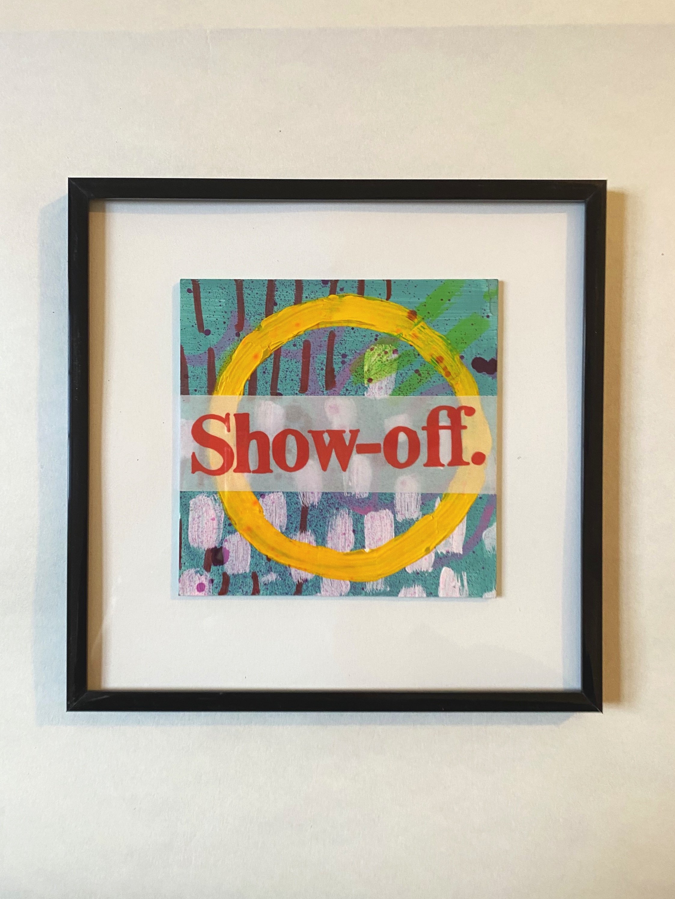"Show Off" Framed Original