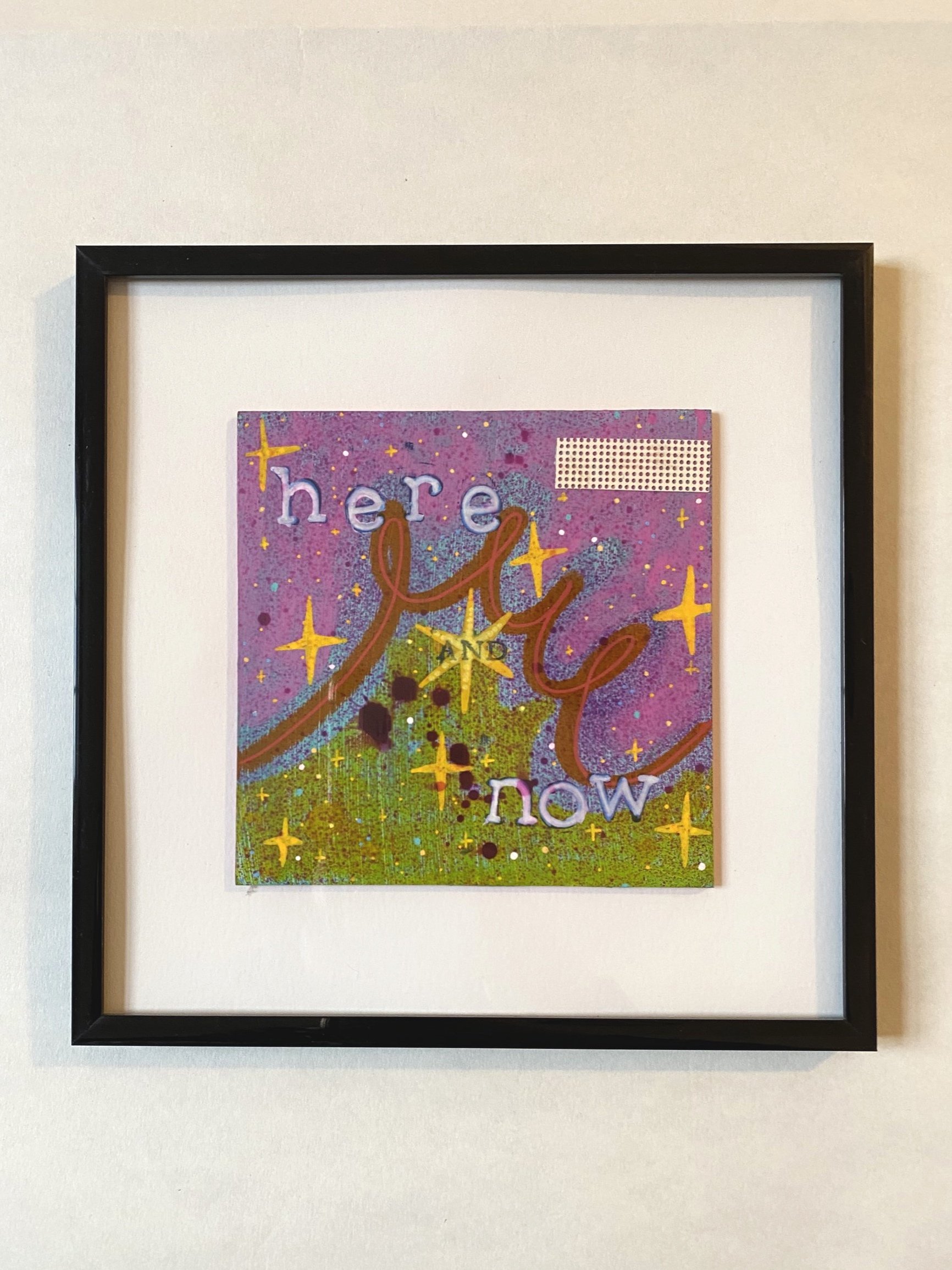 "Here and Now" Framed Original