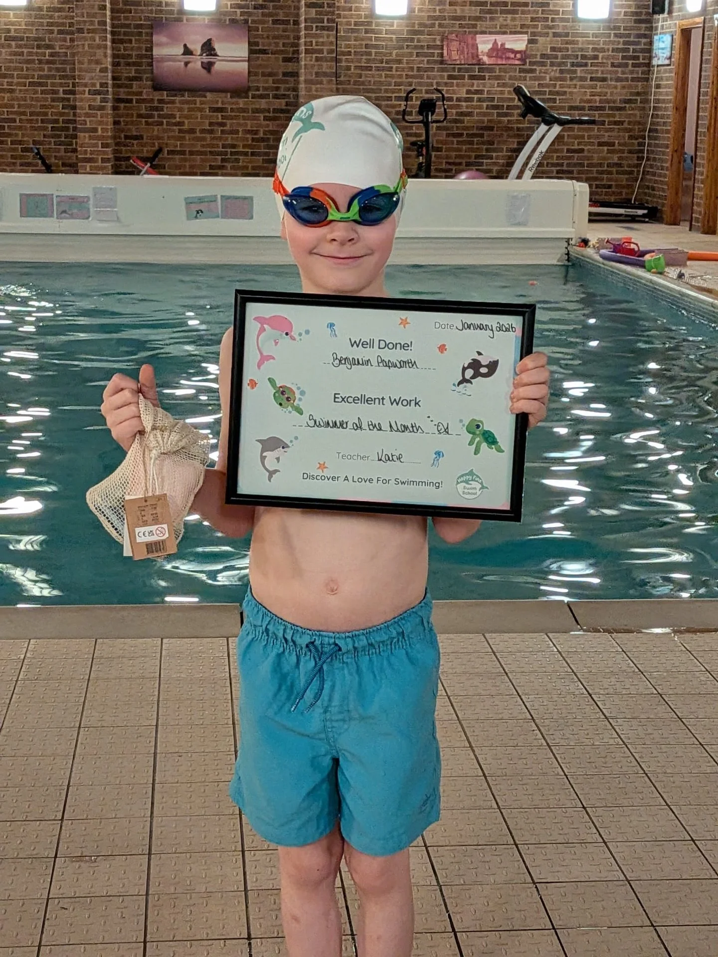 SWIMMER OF THE MONTH 🤿🌊🐠

A huge congratulations to Benjamin Papworth - our swimmer of the month this month. 

Benjamin is such a brave and most determined swimmer. He has overcome so many fears during his swimming lessons and he is now well into 