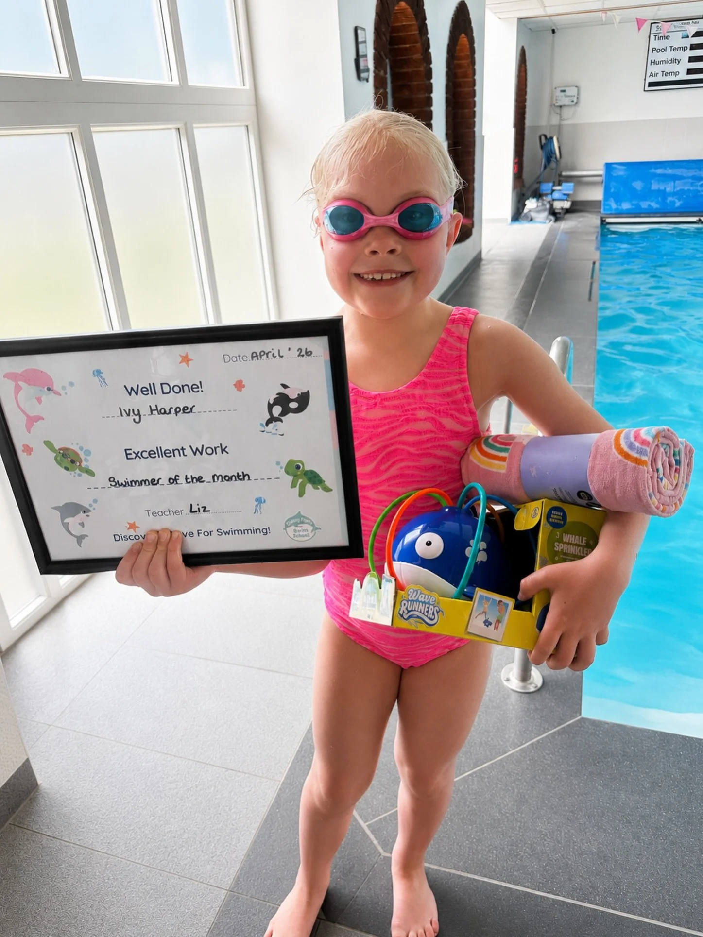 🚨🩵 APRIL SWIMMER OF THE MONTH 🩵🚨

Once again our team has had the toughest job choosing just one winner from so many amazing swimmers! 

A HUGE congratulations to our April superstar&hellip; IVY🌟

Ivy was nominated by her teacher Liz, who has be