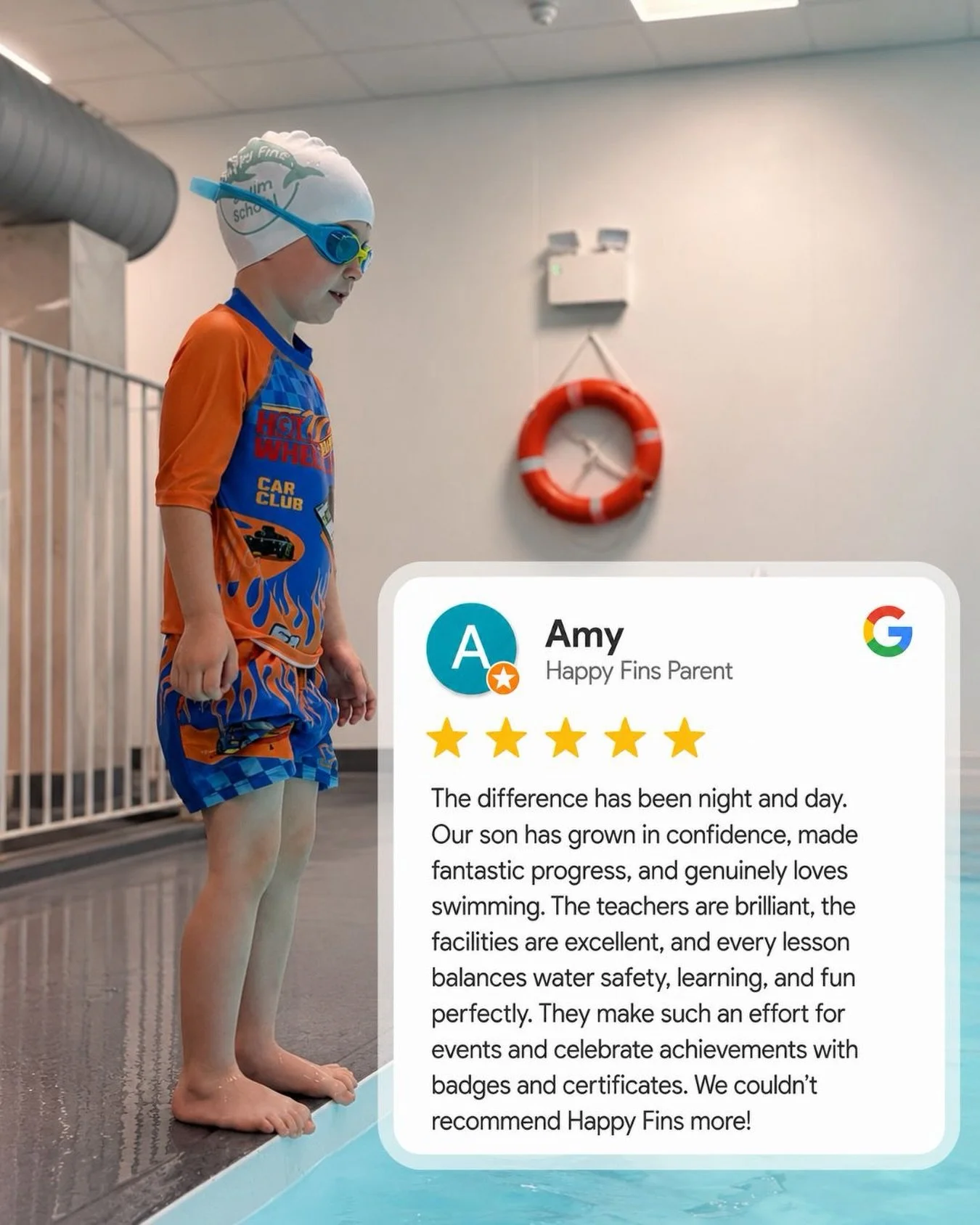 Reviews like this mean so much to us 🩵

Hearing that we&rsquo;ve played a part in a swimmer&rsquo;s journey and made such a positive impact is exactly why we do what we do 🥹

#swimminglessons #waterconfidence #discoveralove