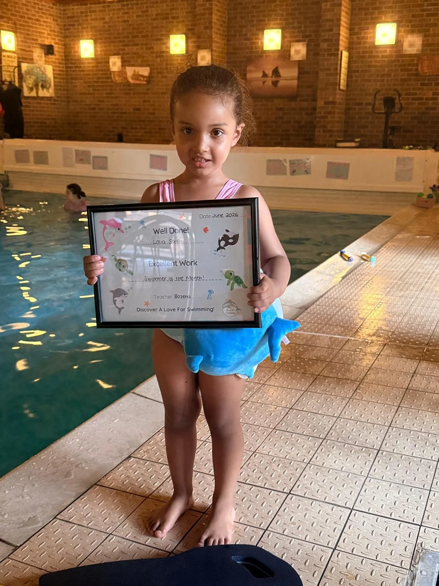 Swimmer of the Month&hellip;. Lolia 🙌🏼🩵

Lolia&rsquo;s teacher, Bozena, nominated her for making fantastic progress in her water confidence this month. She has become much more relaxed and comfortable in the water, approaches each lesson with a po