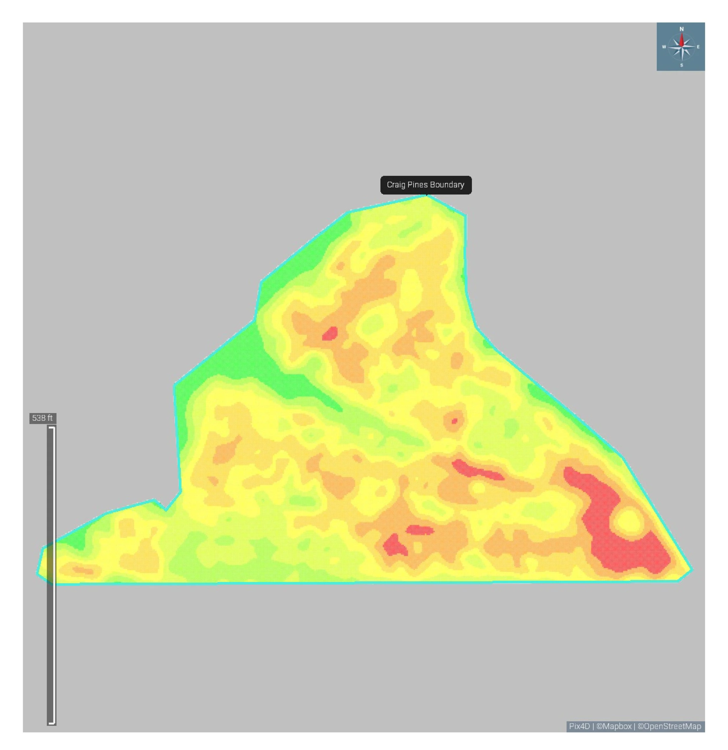 This is the larger image of how the fertilizer should be allocated.