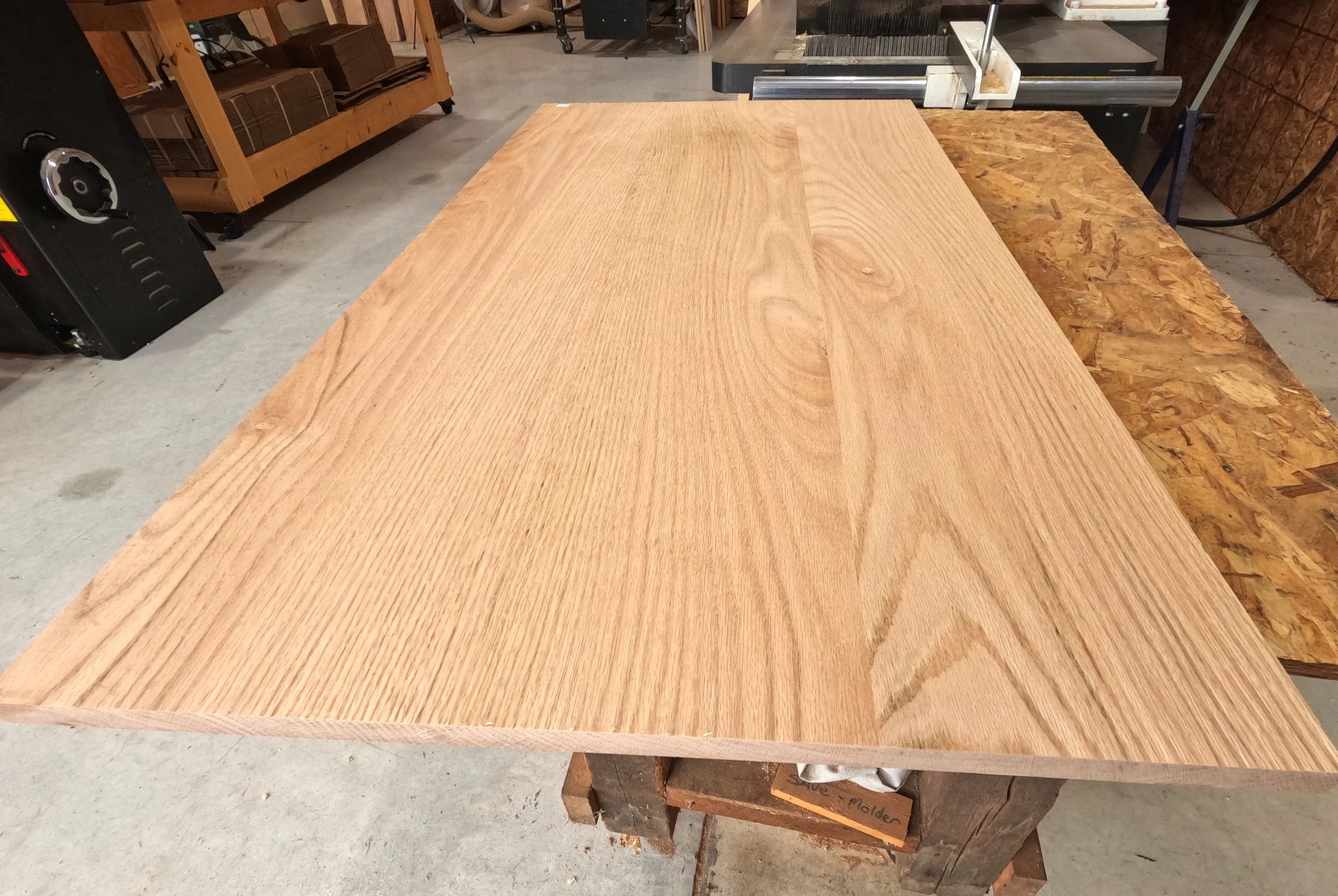Solid Red Oak Desk Top