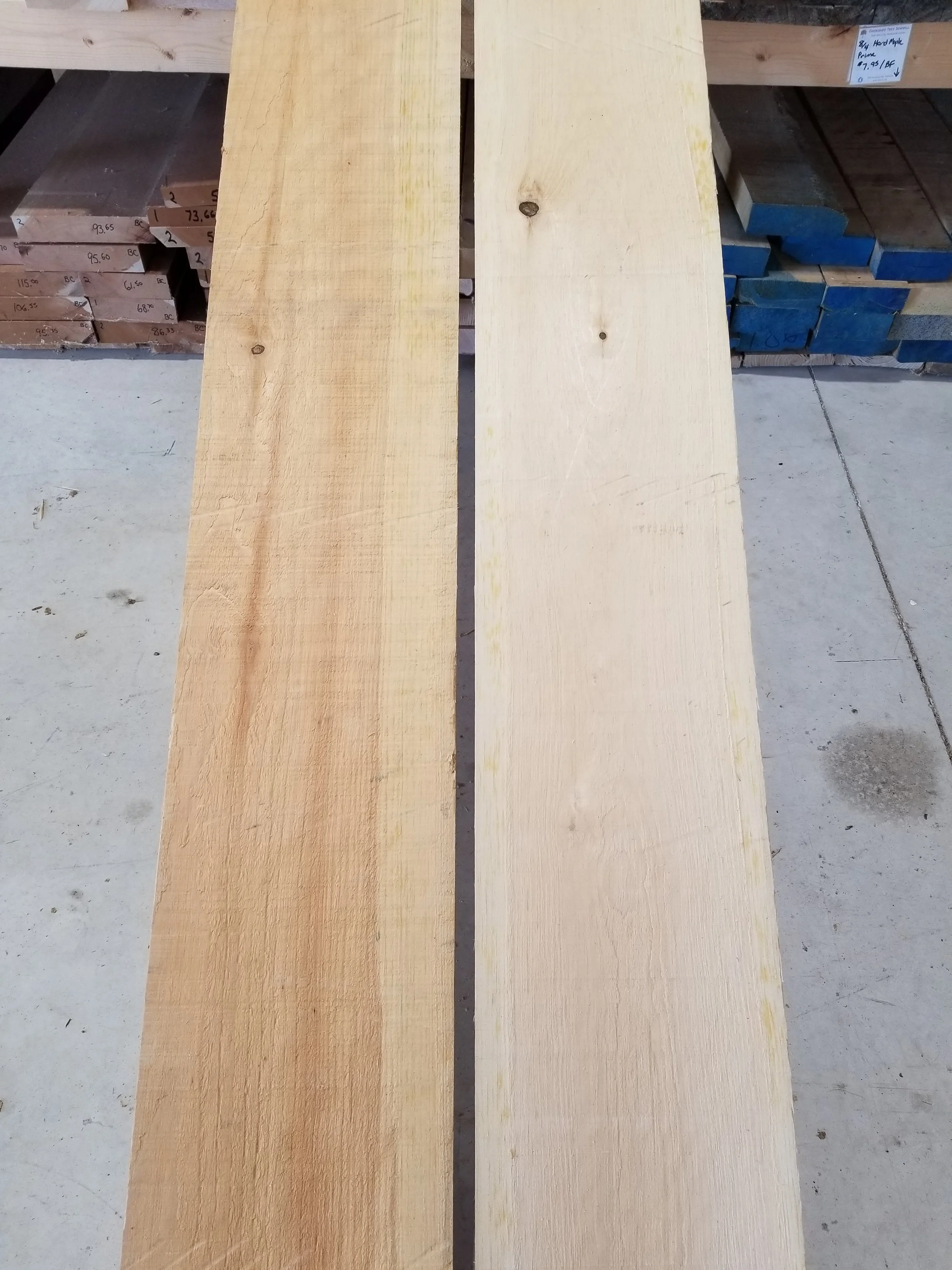 4/4 Rough Sawn 1 and 2 Common Pine