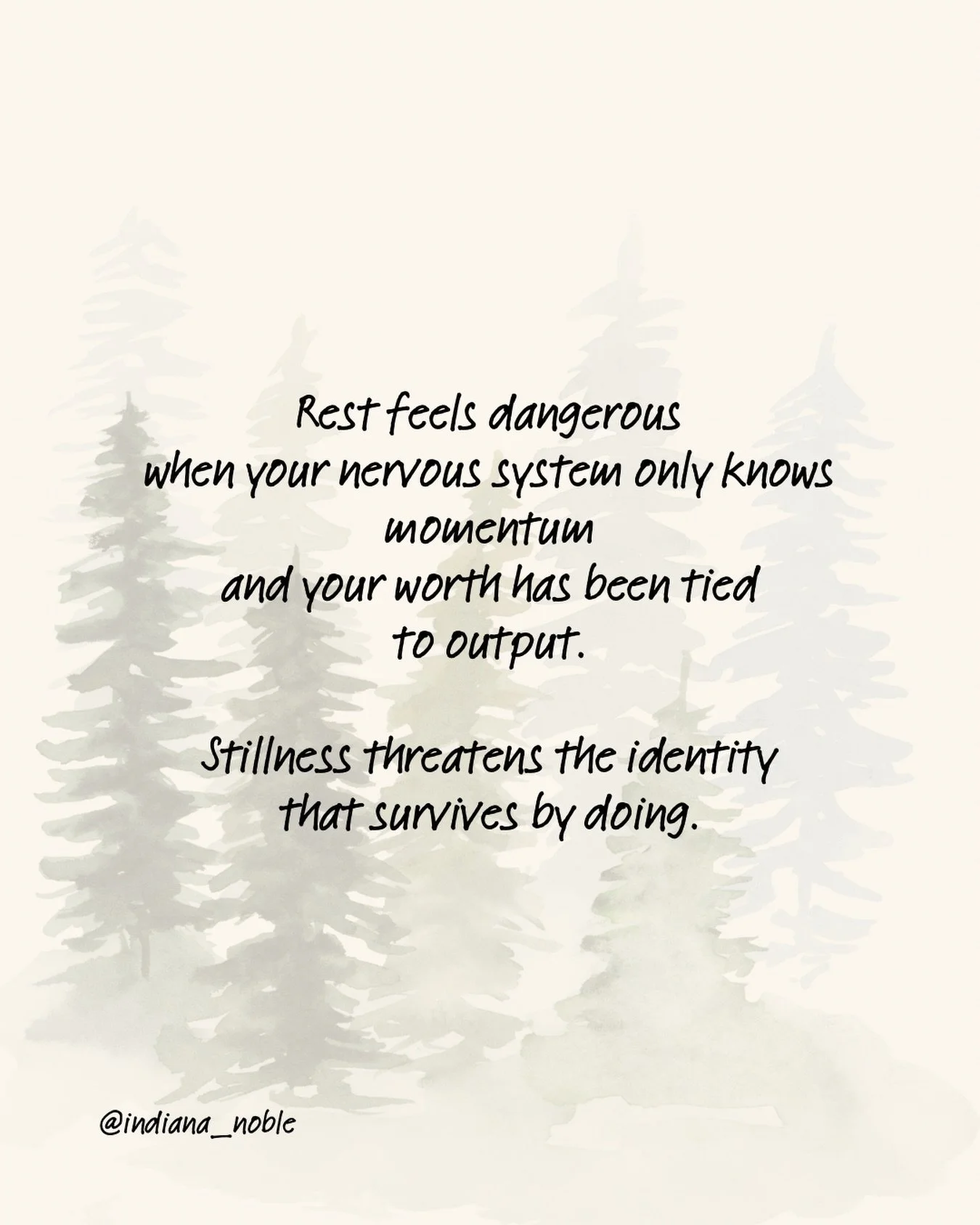 If rest feels uncomfortable,
that&rsquo;s the practice.