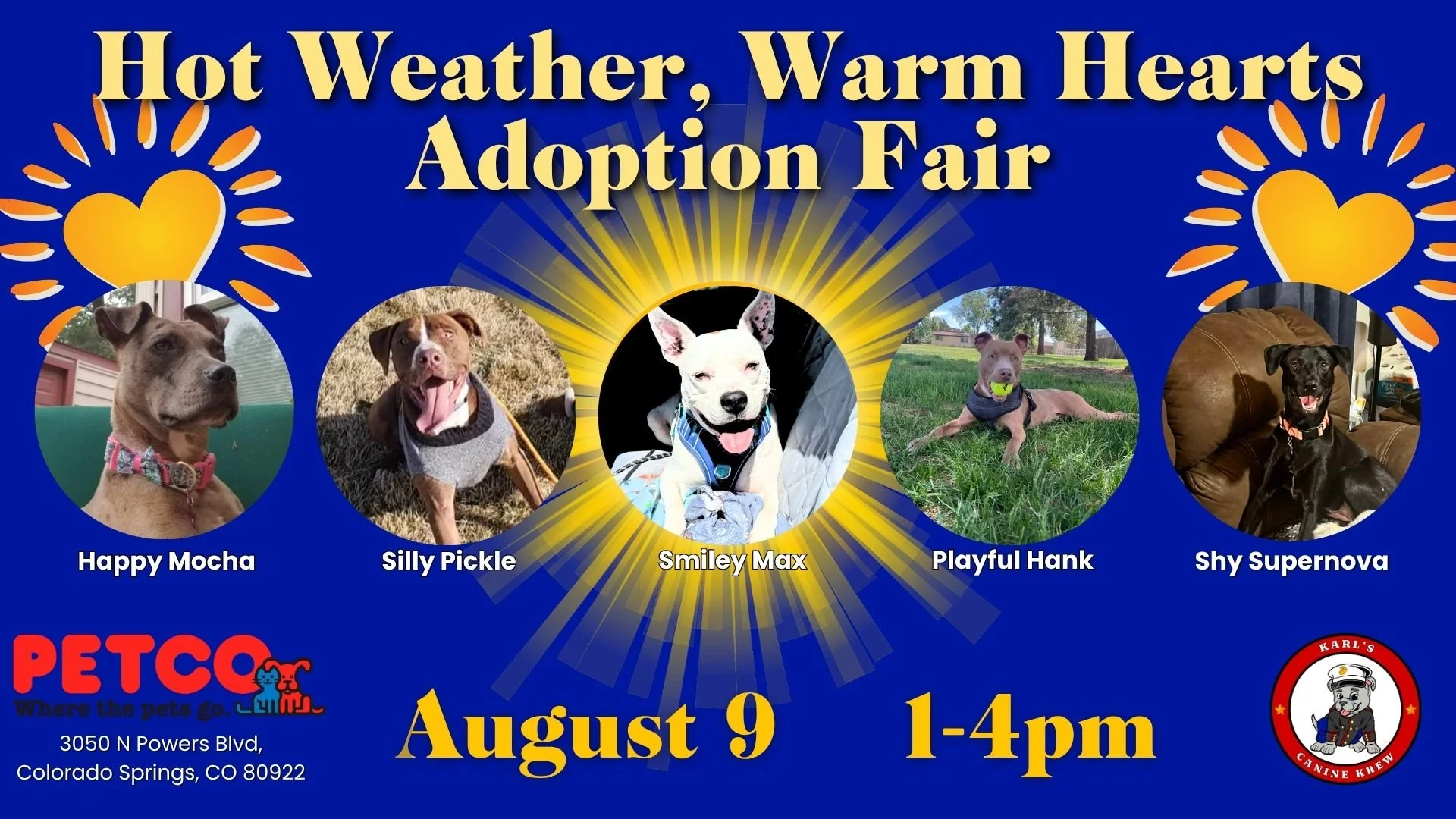 Hot Weather, Warm Hearts-Adoption Fair