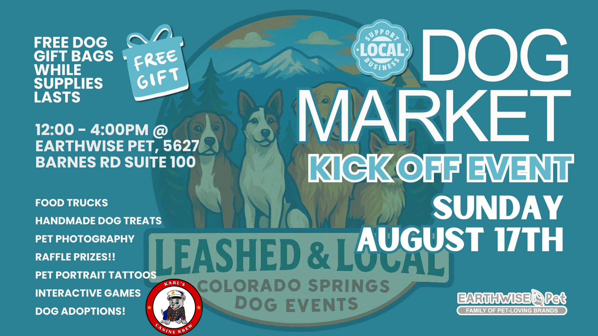 Leashed and Local-Dog Market Kick-Off