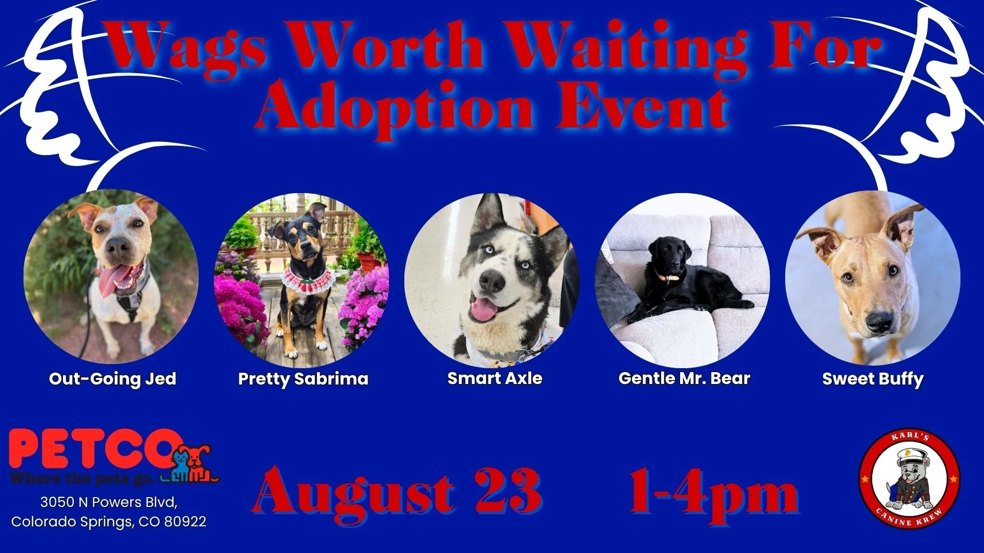 Wags Worth Waiting For-Adoption Event