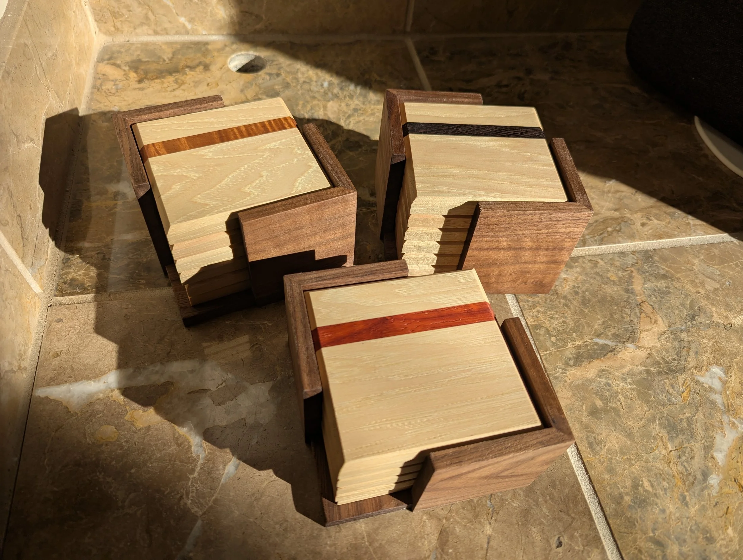 Coasters and Holder