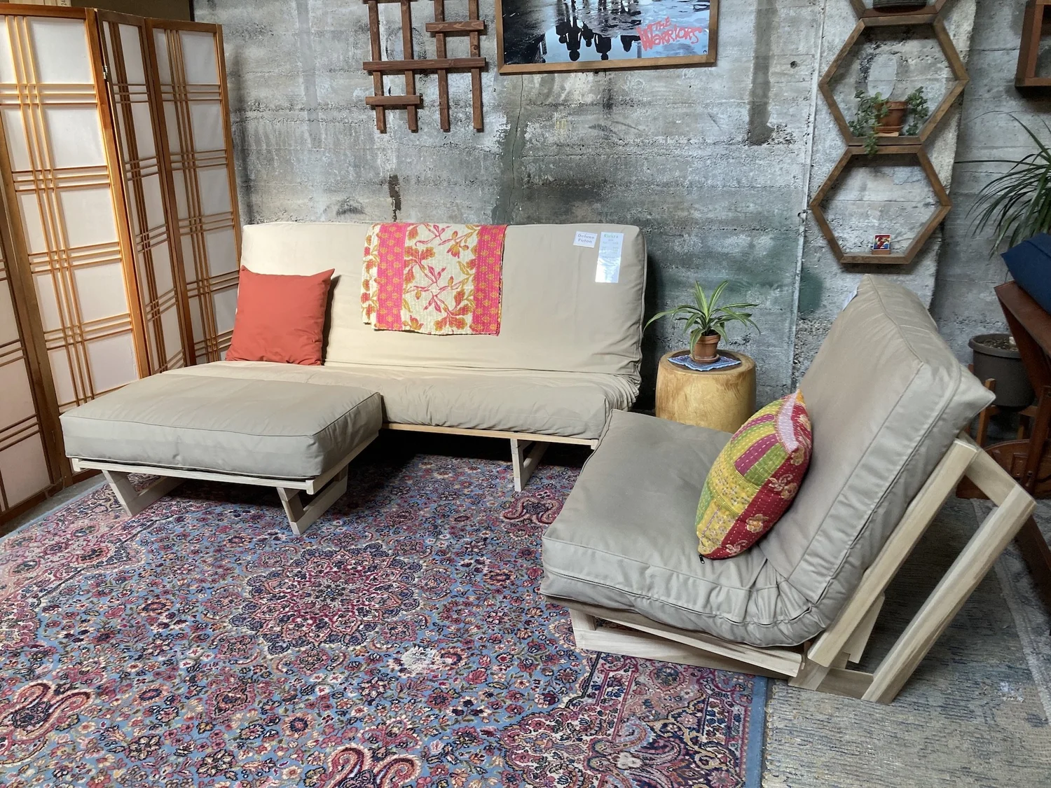 Hand made and Strata futon sofa frames — Rock Soft Futon - Custom ...