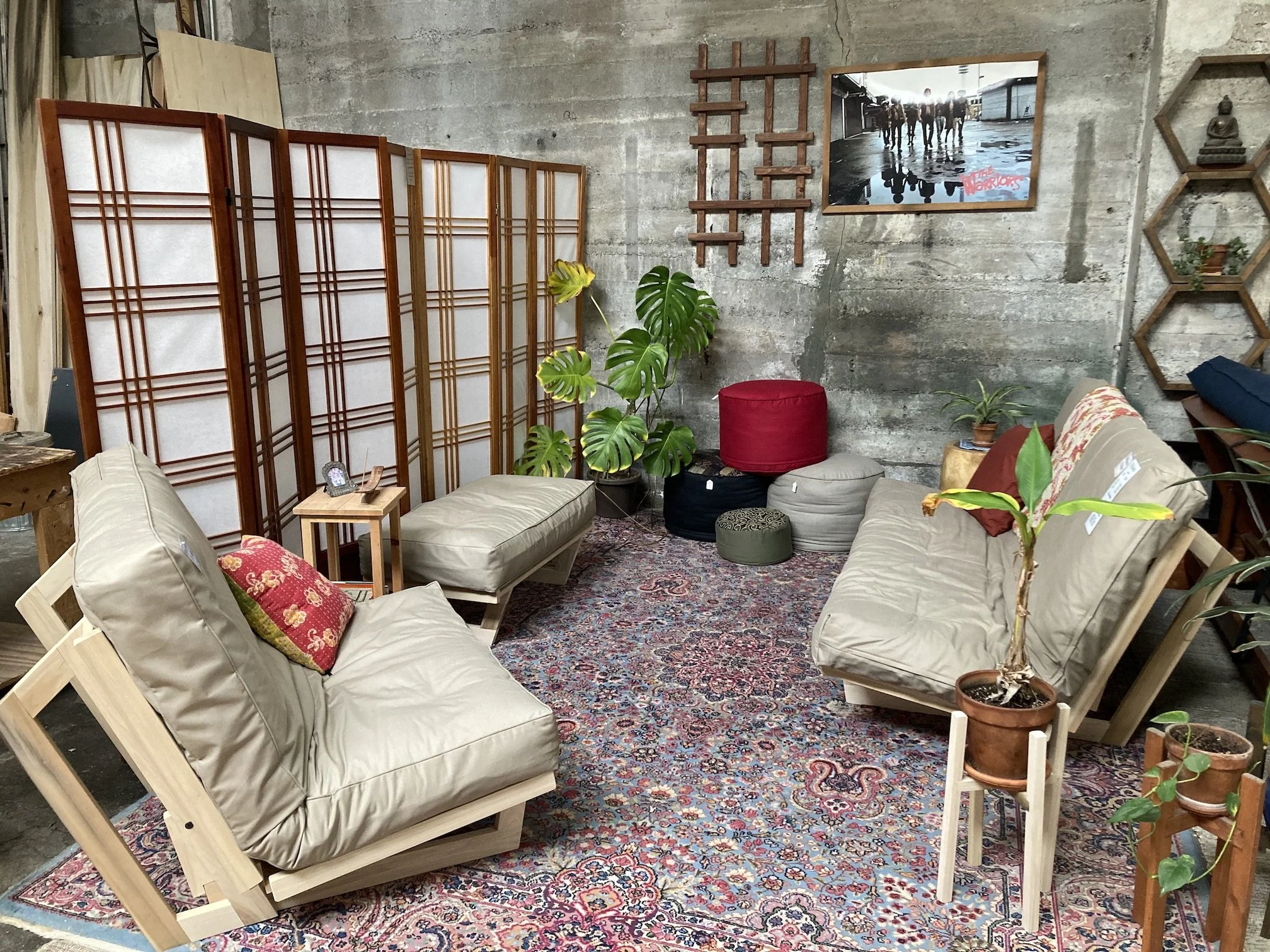 Hand made and Strata futon sofa frames — Rock Soft Futon - Custom ...