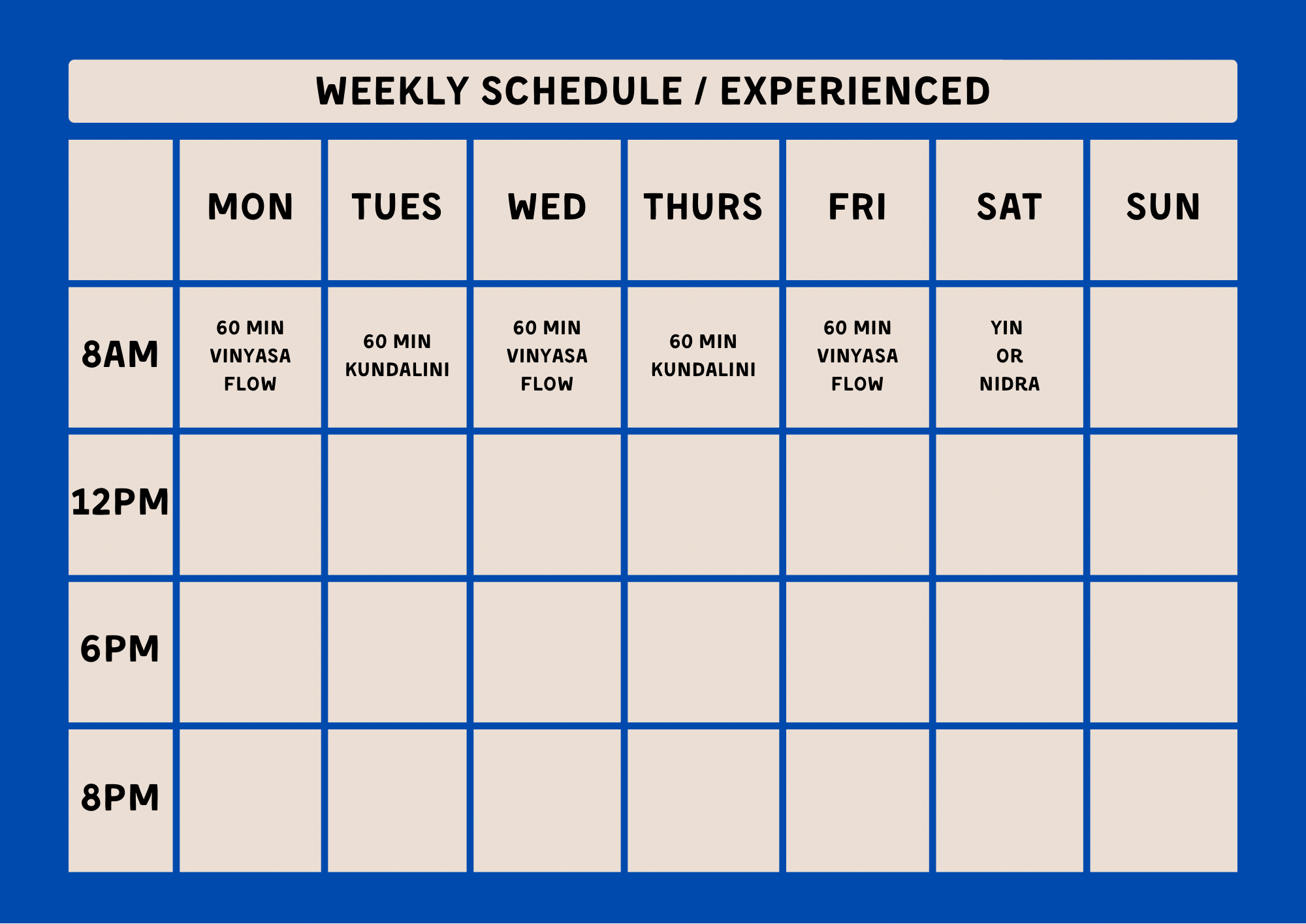 Weekly Schedule in Teal Green Patterned Style.PNG