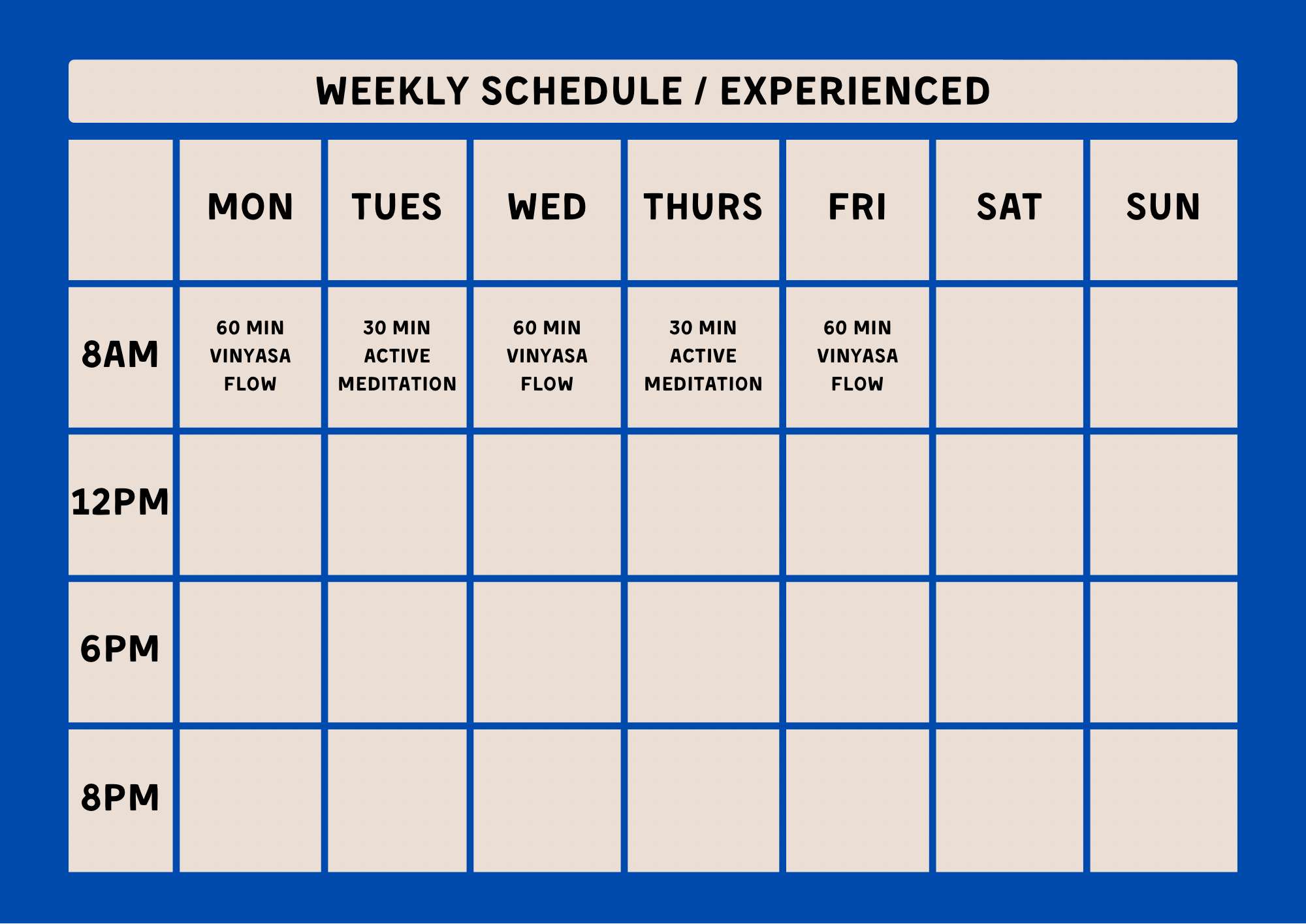 Weekly Schedule in Teal Green Patterned Style - 6.PNG