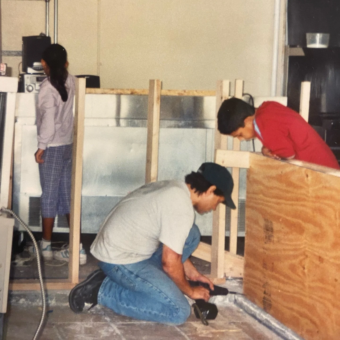 Thank you to everyone who spent a small portion of their Father&rsquo;s Day with us! And a Happy Father&rsquo;s Day to our Dad! Thank you for all your hard work, wisdom and love ❤️ 

Here&rsquo;s a picture from 2001. Building our first @holemole in L