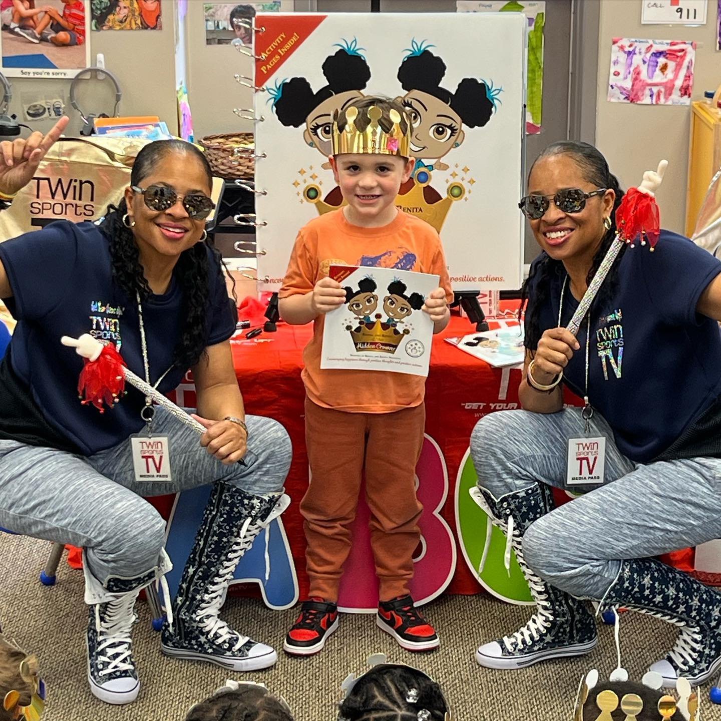 Kids were so amazed to get an autograph copy of our book today at Towne Square Academy on the Need2Read Book Tour!! If you want us to come perform our StoryTime Show for your little ones then contact us. Inspiring kids to Read with our book &ldquo;Re