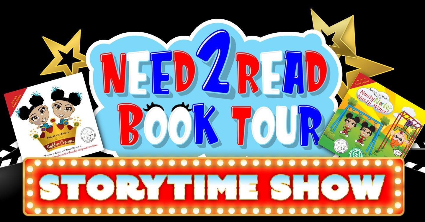 Need2Read Book Tour goes down today in Dahlonega!! Inspiring the kids to read through storytelling!! #GetYourGameUp #Need2Read #Reading