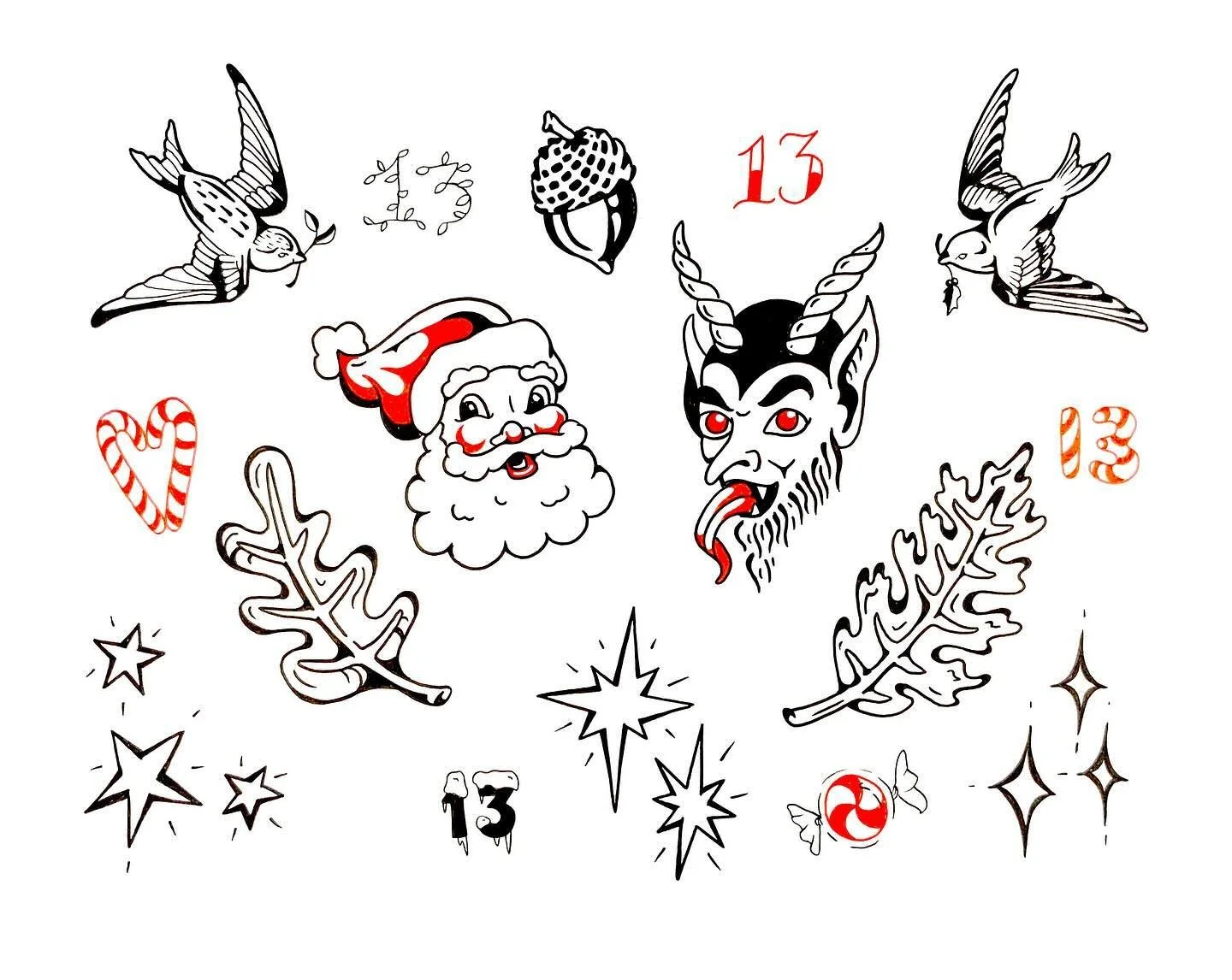 Did y&rsquo;all know that December has a Friday the 13th?! Come swing by @modernelectric.ttt and get some fun flash. Gift yourself a holiday treat (or a holiday break)!

I&rsquo;ll have this and more available from 12pm-8pm on Dec 13th, walk in and p