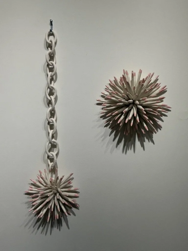 Soft Power 1 & 2, 2023, Porcelain, Mason Stains