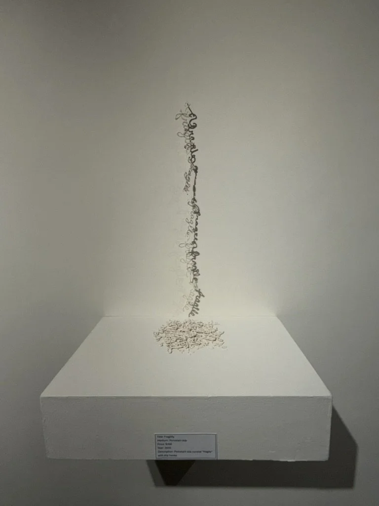 Fragility, 2025, Porcelain Slip