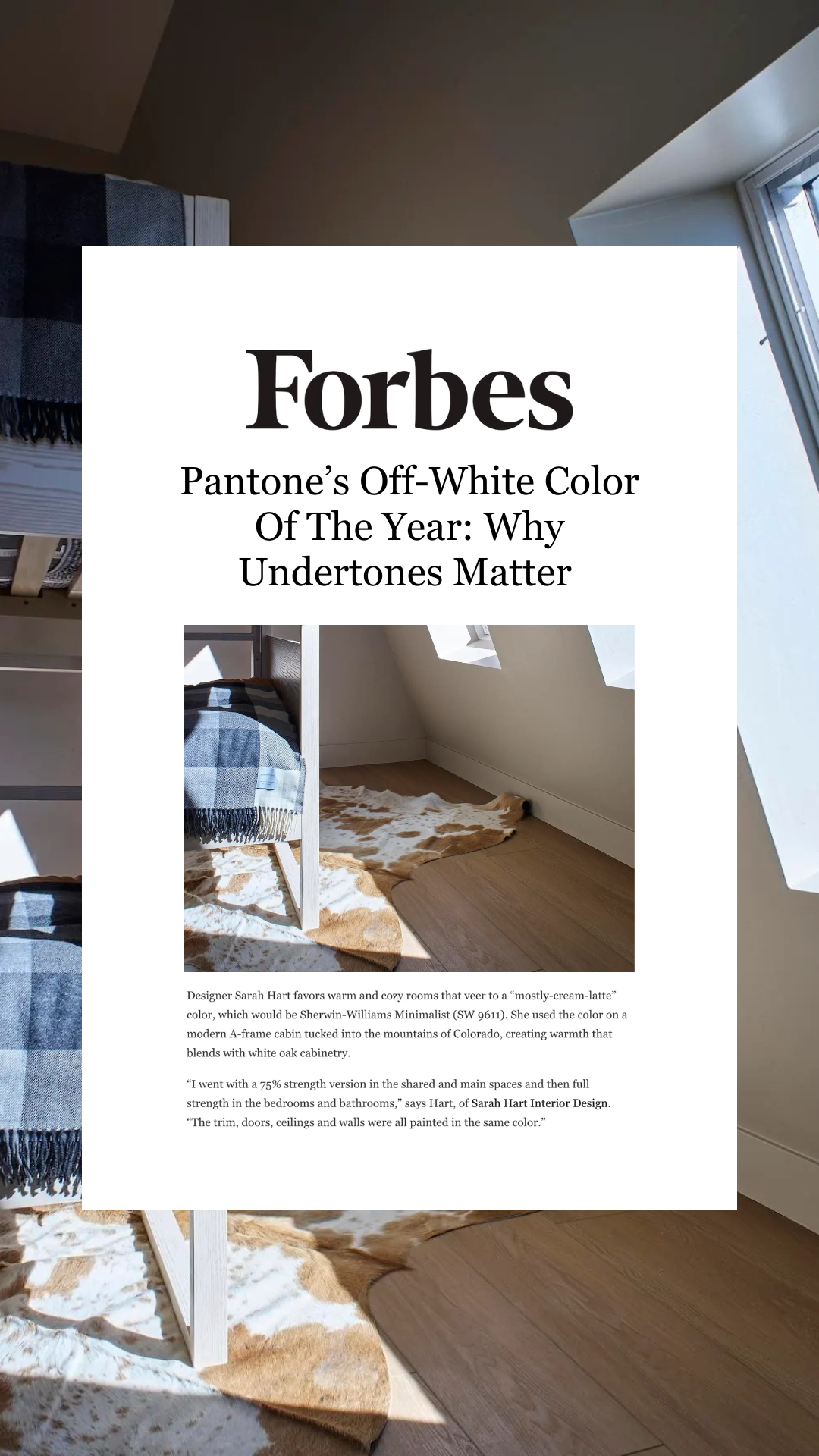 Featured in Forbes &amp; House Beautiful