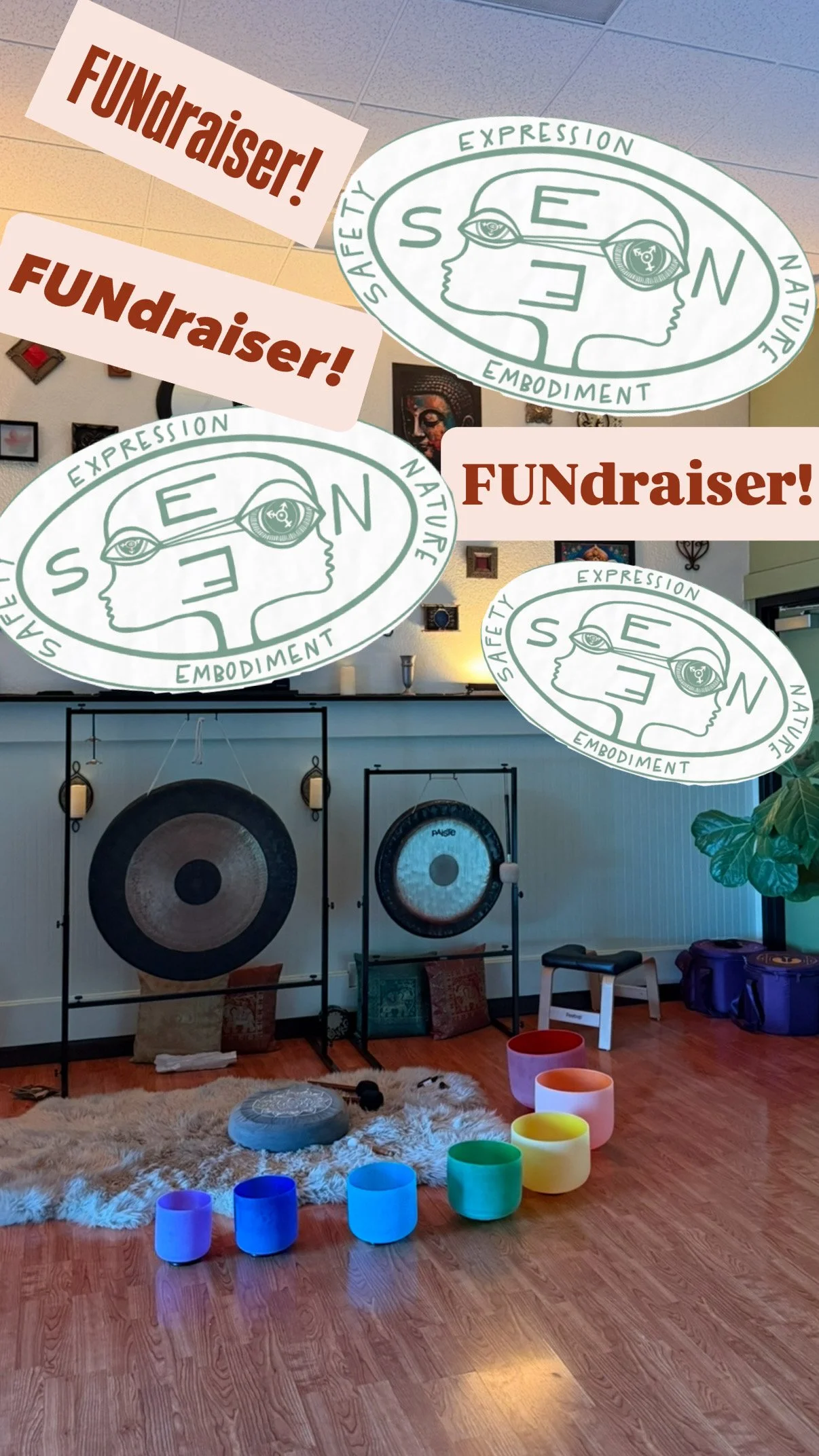 SEEN fundraiser! Harp sound experience! 