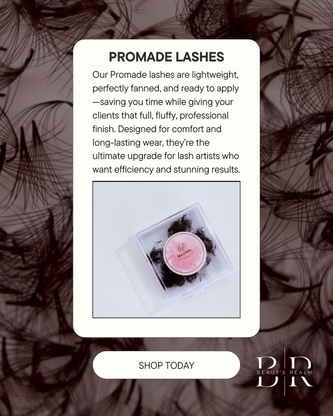 Why lash artists love our Promade Lashes: lightweight, pre-fanned, long-lasting, and client-approved. Upgrade your lash game today.
&bull;
&bull;
📍 Beaut&eacute; Realm
5604 Summerhill Rd, Suite 5
Texarkana, TX

📞 903-809-3319
🌐 www.brlash.com

✨ Y