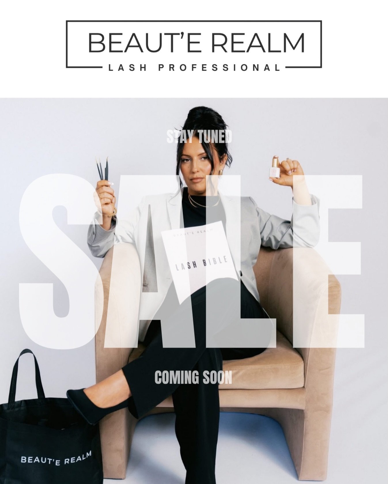 Our SALE drops next week 🔥

We&rsquo;ll be teasing what&rsquo;s included all week long 👀

What do you hope to see on sale?

**peep the new logo - new branding coming soon 🤪**
&bull;
&bull;
📍 Beaut&eacute; Realm
5604 Summerhill Rd, Suite 5
Texarka