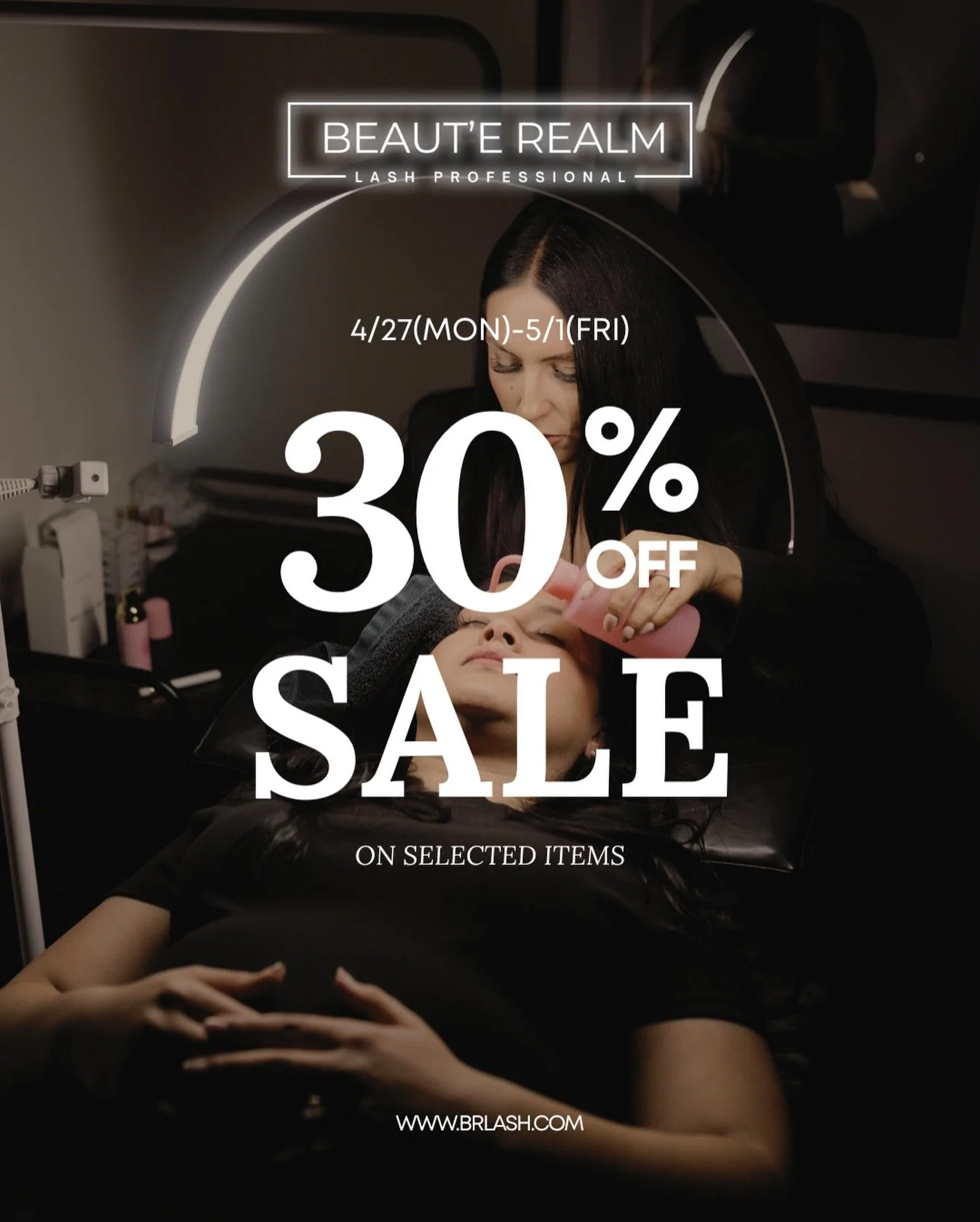 Mark your calendars 🗓️✨

Our Spring Sale is coming&mdash;enjoy 30% OFF selected lash essentials from 4/27&ndash;5/1 🌿

Stock up on your favorites:
✨Primer
✨Super Bonder
✨YY Trays (brown &amp; black)
✨Ellipse Flat Trays (brown &amp; black)
✨Promades