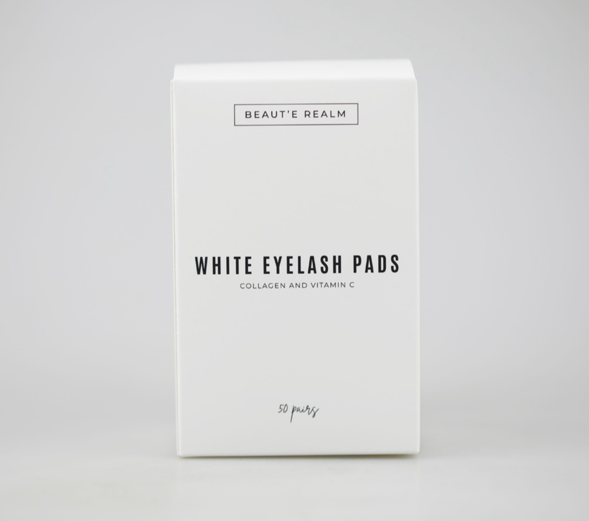 White Eyelash Pads