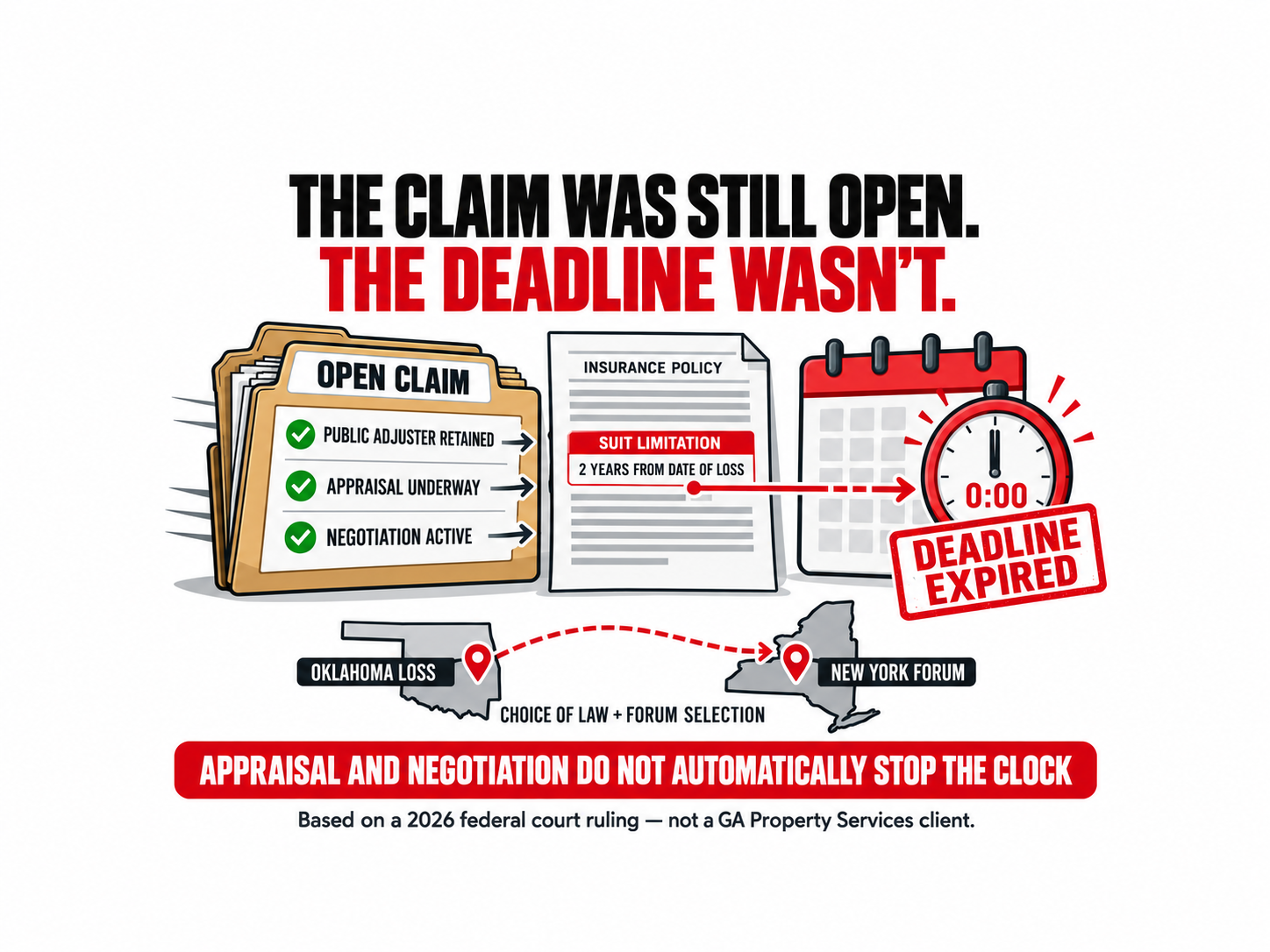 The Claim Was Still Open. The Deadline Wasn't.