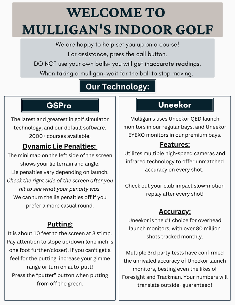 Mulligans Indoor Golf - Photo 4