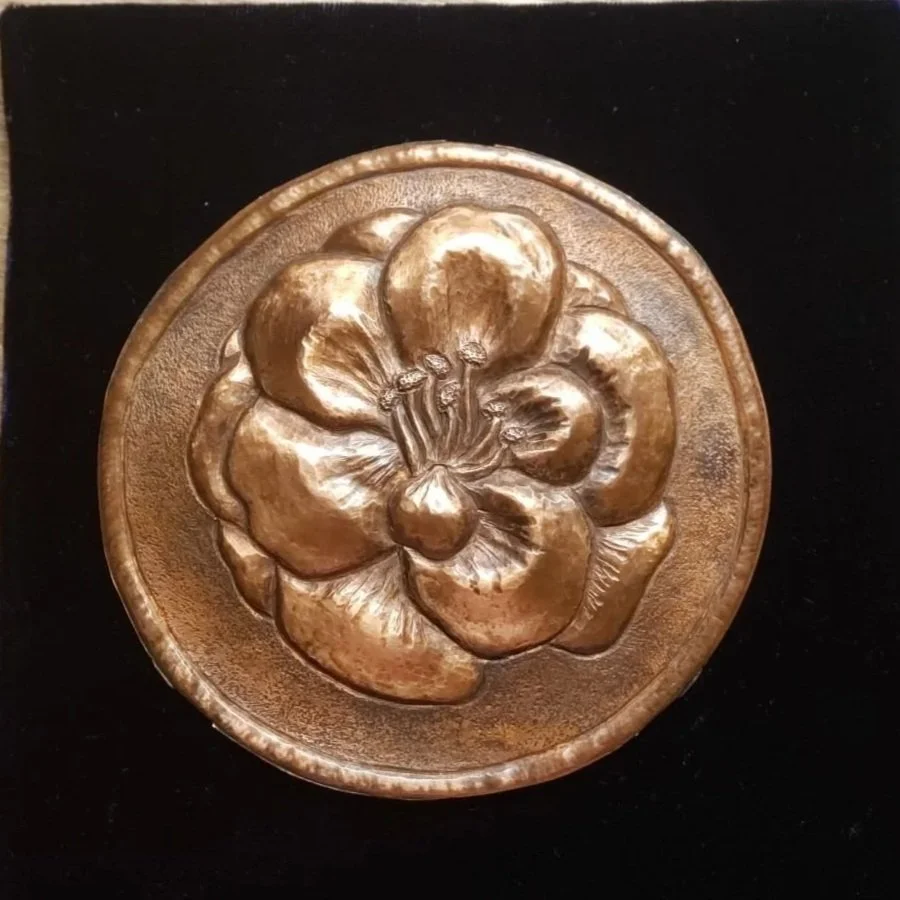 Camellia Medallion, Copper