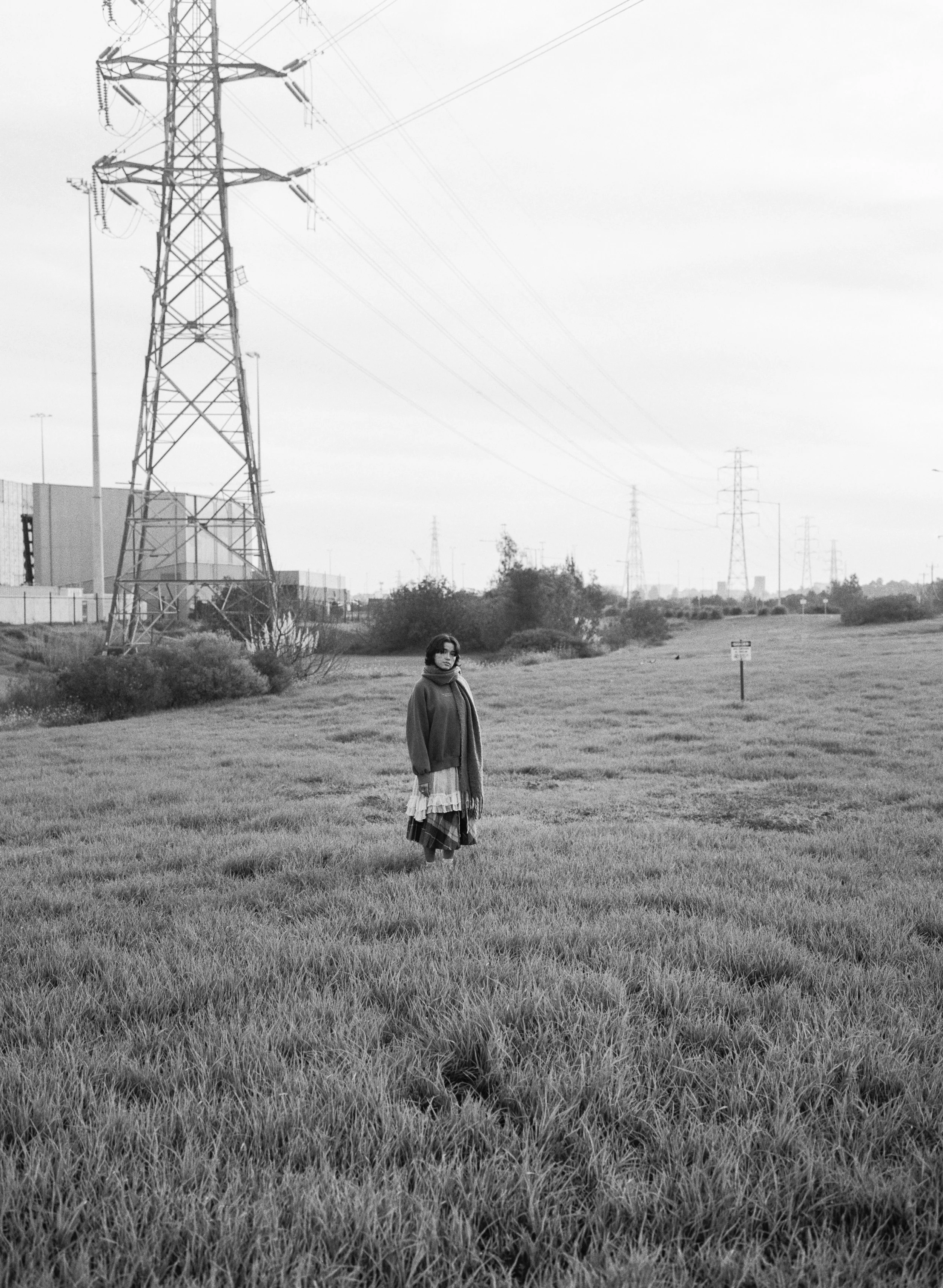 Aruna by the powerlines. Melbourne, VIC.