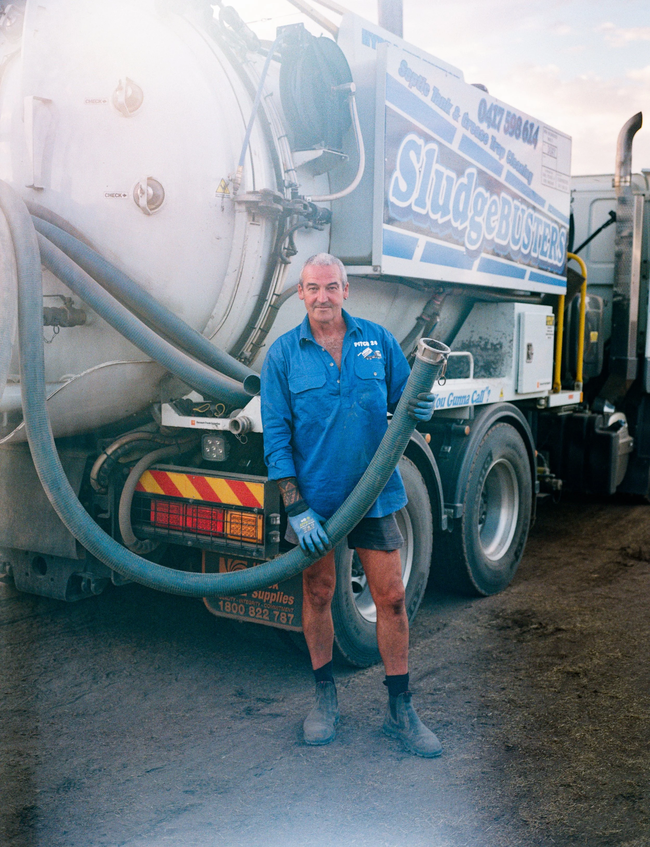Anthony, worker, at Pitch Music & Arts. Moyston, VIC.