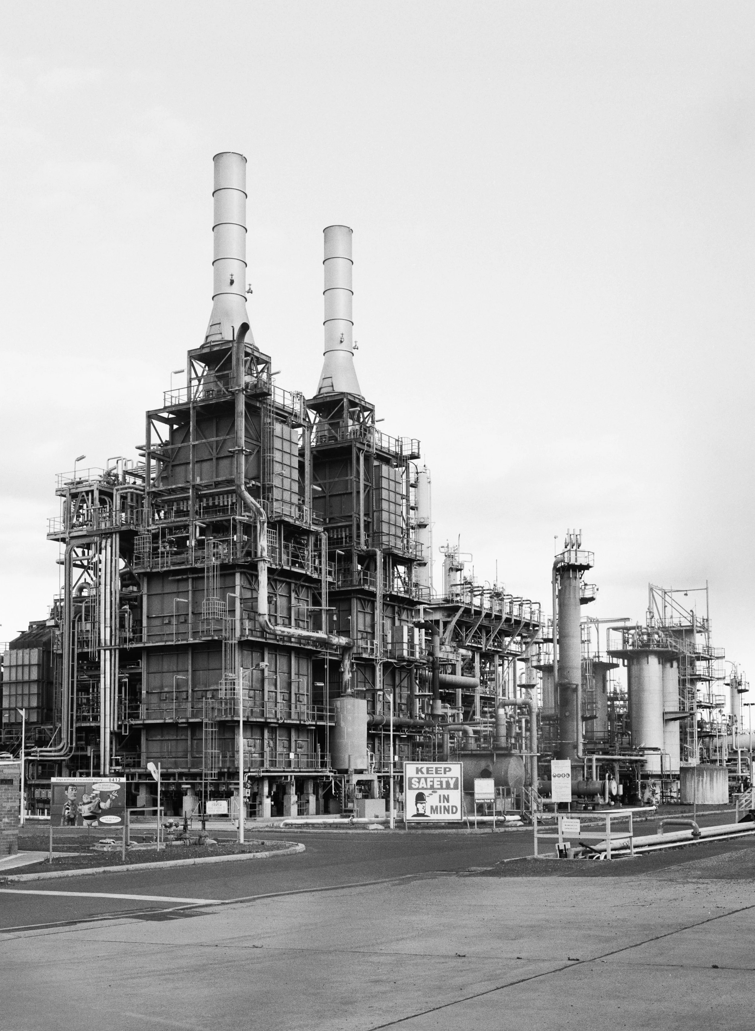 Oil refinery. Melbourne, VIC.