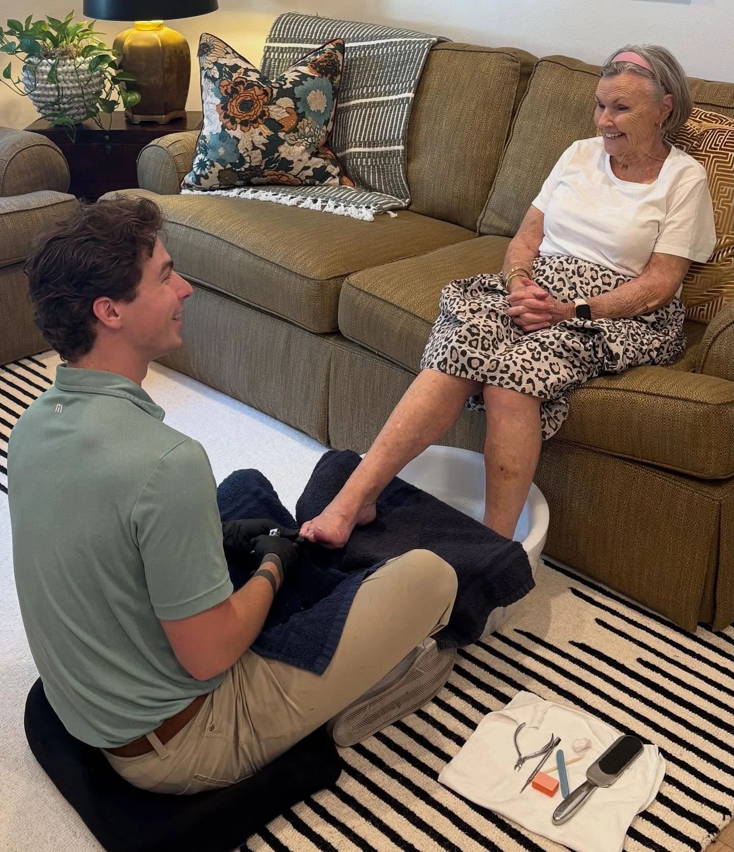 At Painted by Prescott, we&rsquo;re more than a nail appointment we&rsquo;re a mobile experience built on care, connection, and conversation. Our clients feel the difference when we show up: the comfort of a familiar face, the joy of good company, an